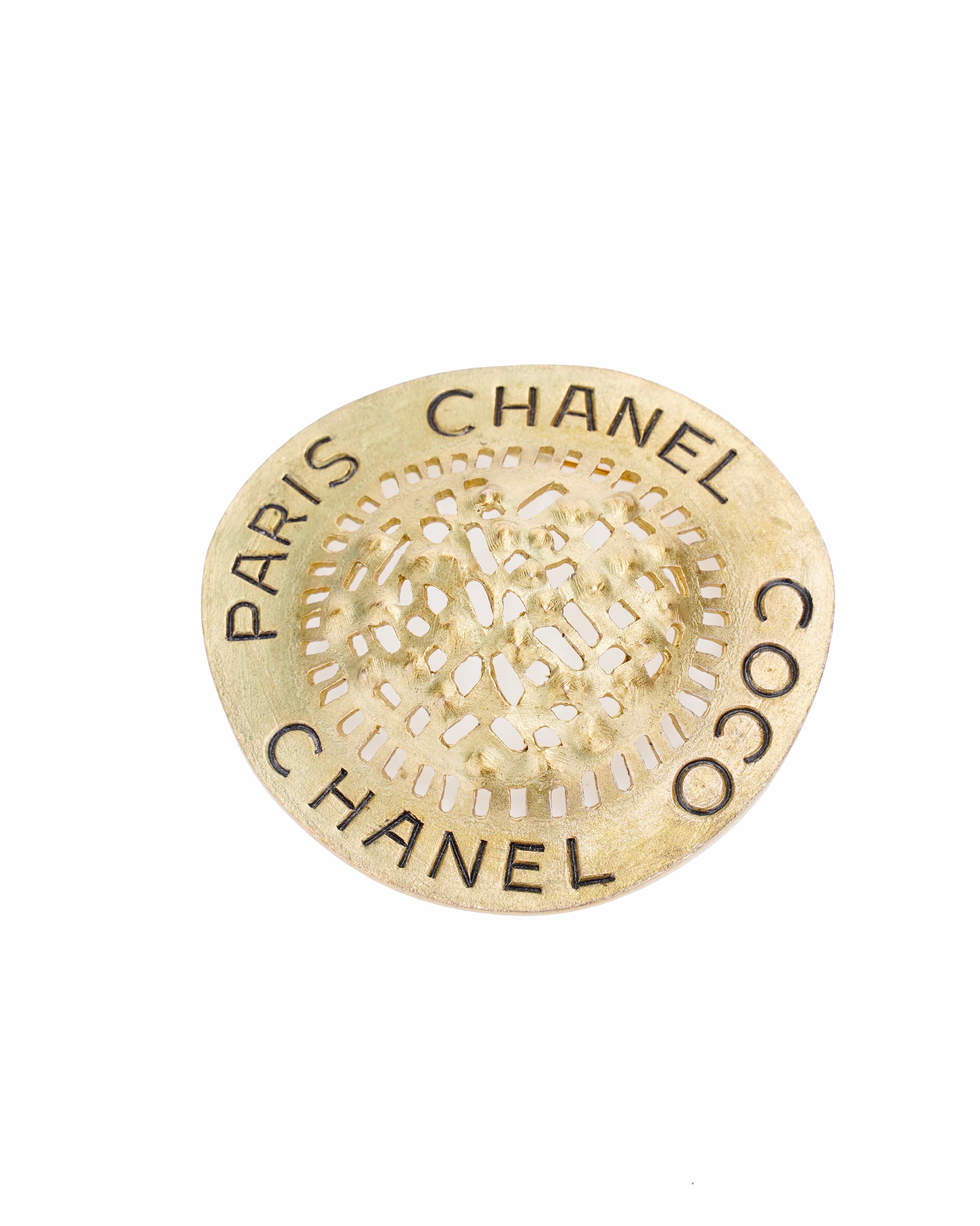 CHANEL CHANEL LOGO BROOCH OP7438