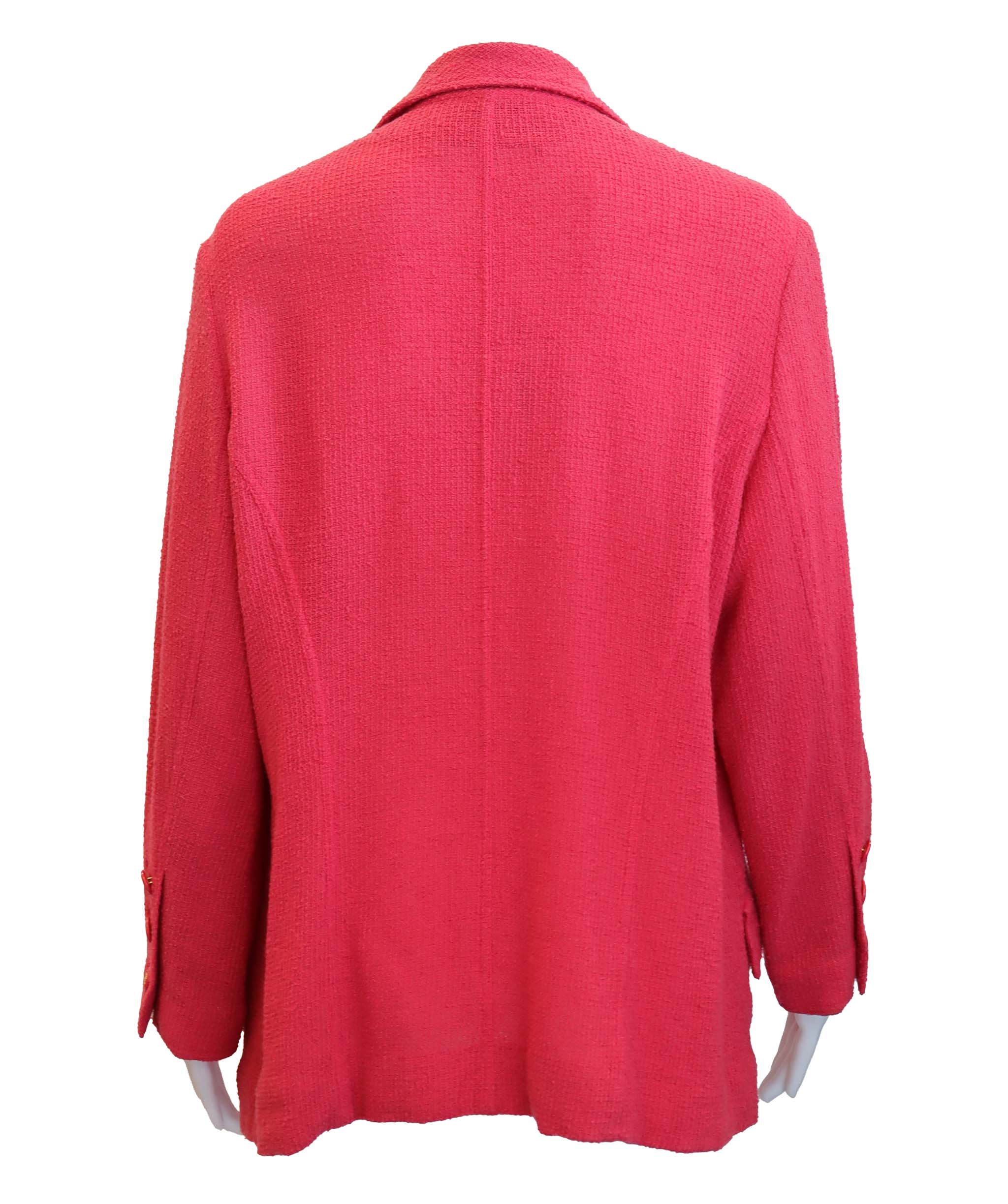 Chanel Chanel Open Front Jacket Pink DXBS6047