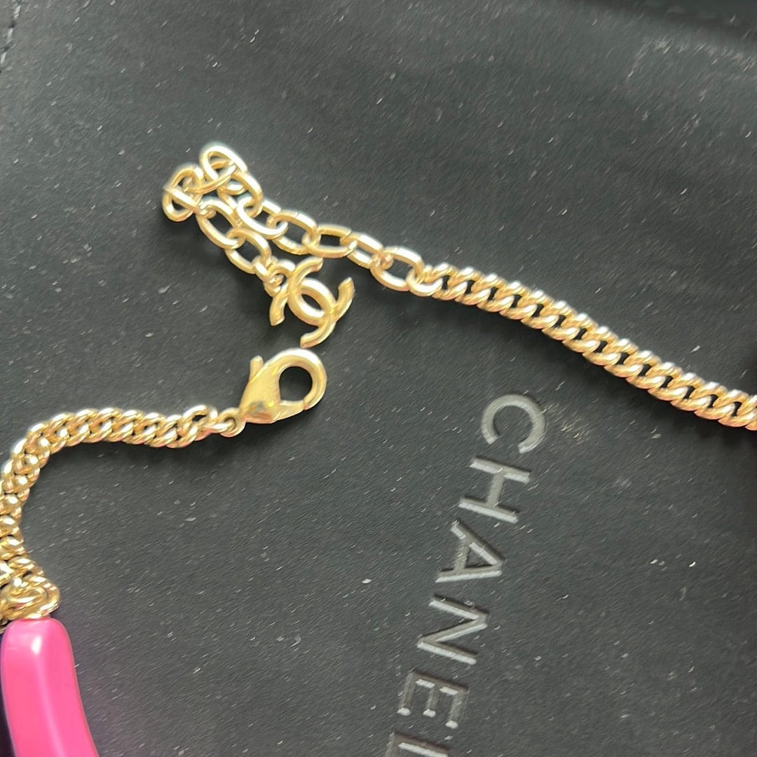 Chanel Chanel Pink Necklace ASC4929