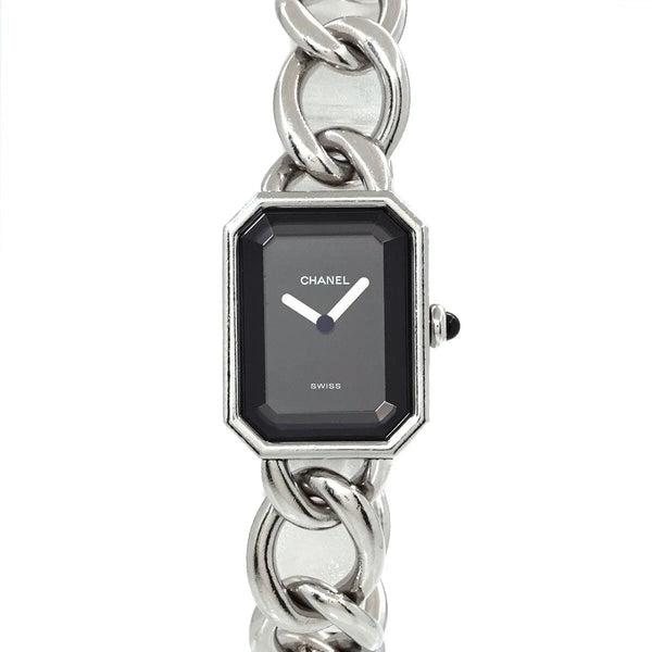 Chanel CHANEL Premiere Quartz Black Dial SHW Watch #XL