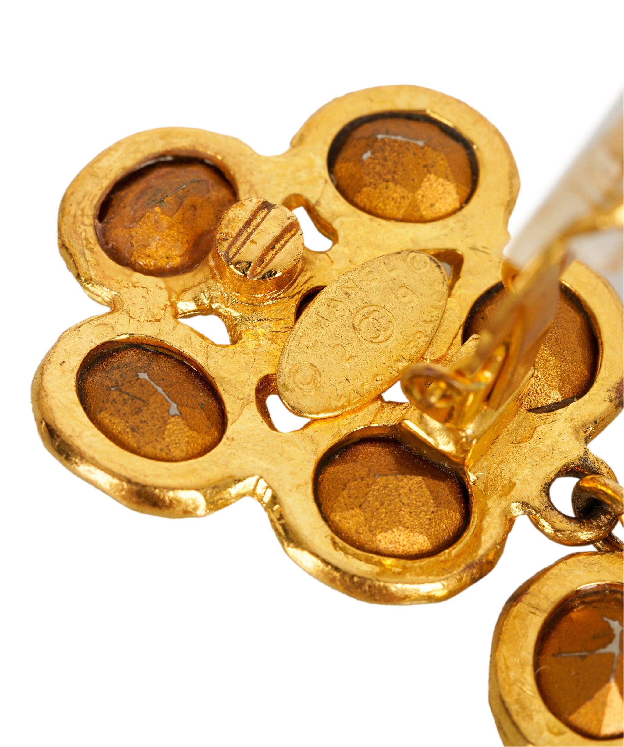 Chanel Chanel Vintage 2009 Gripoix Drop Earrings