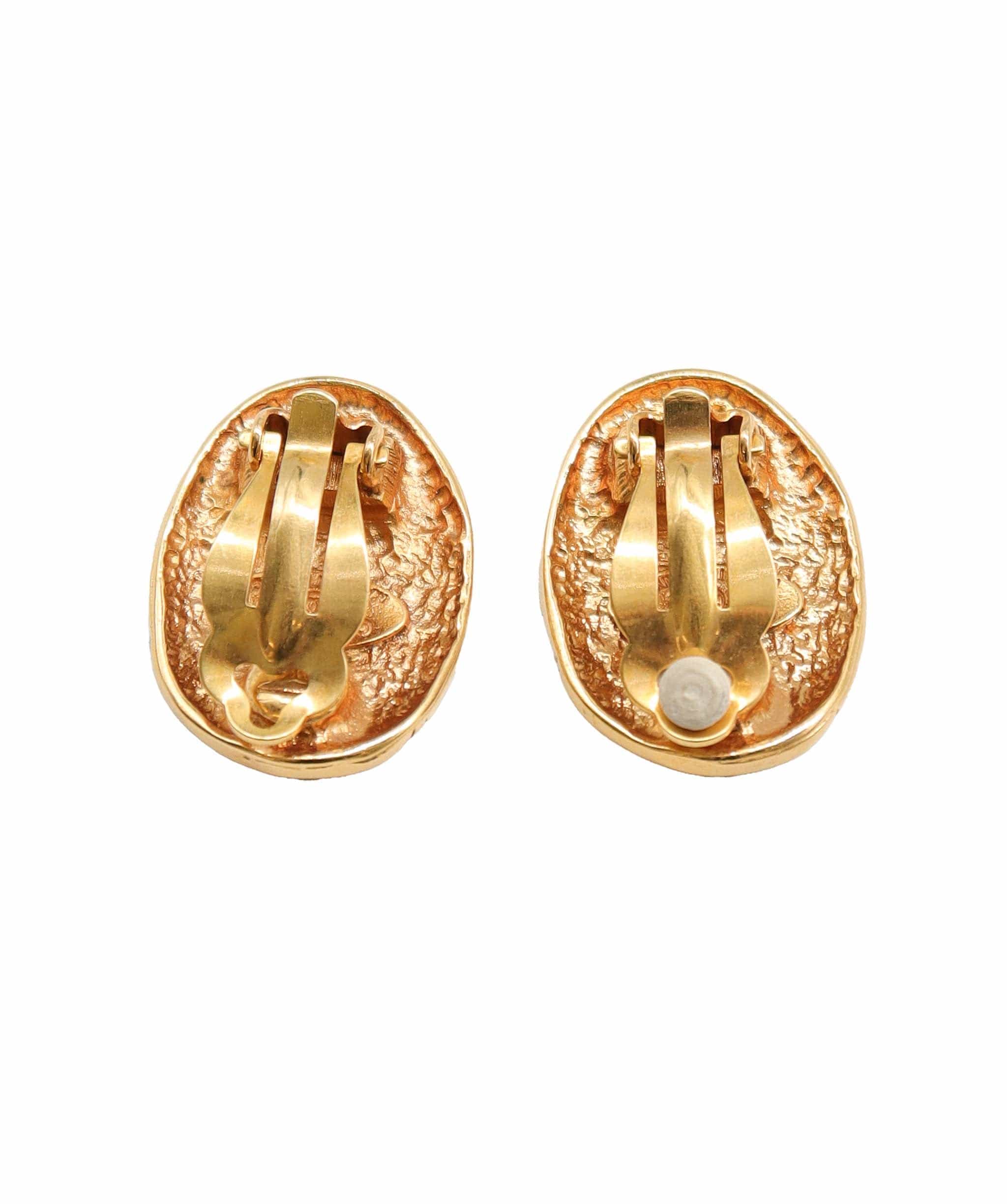 Chanel CHANEL VINTAGE EARRINGS ROUND COCOMARK ACCESSORY DXBS2857