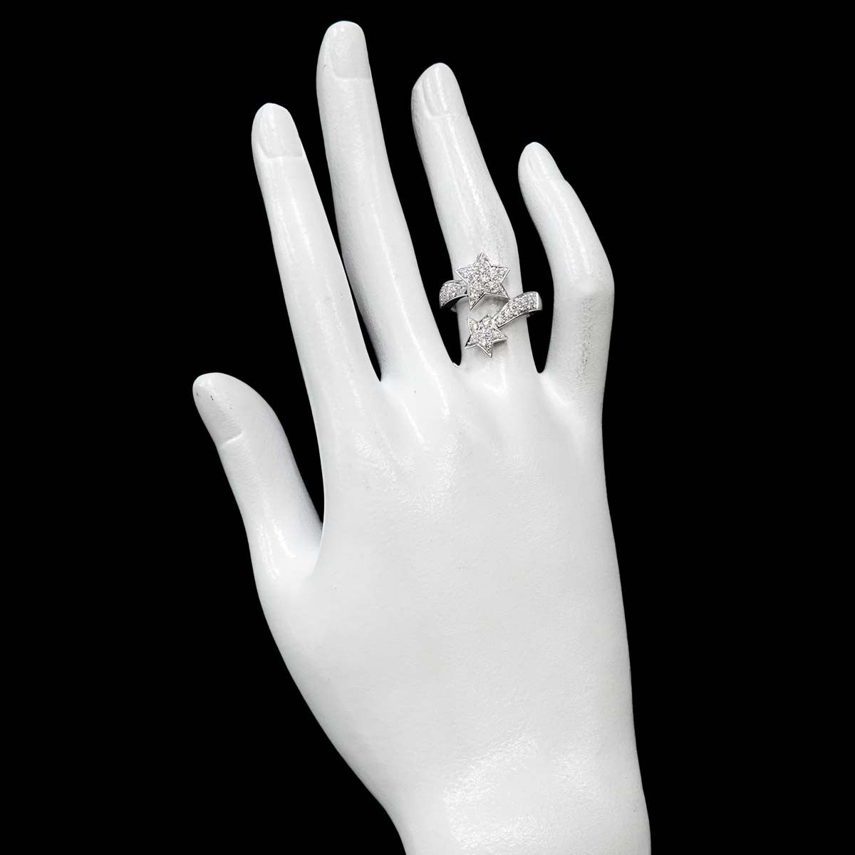 CHANEL CHANEL Comet Diamond Ring 18K White Gold 750 size52 5.75-6(US) 90297602