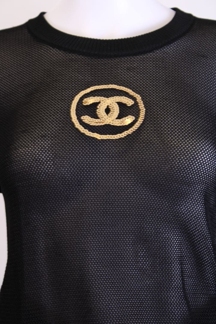 Chanel Chanel Mesh Knit Black 8