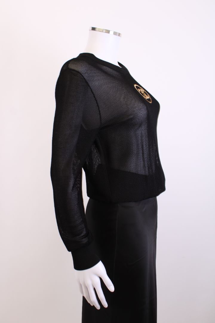 Chanel Chanel Mesh Knit Black 8