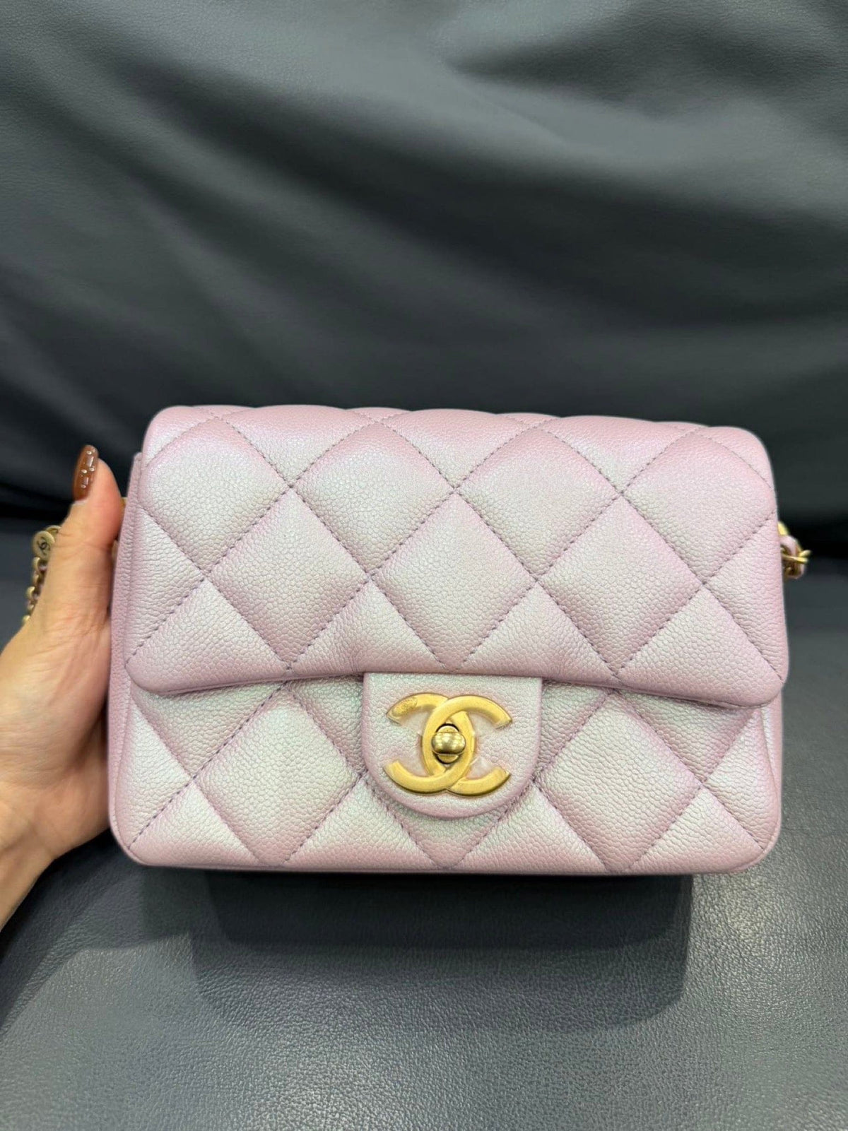 Chanel Chanel My Perfect Mini Flap - Purple / Pink Iridescent