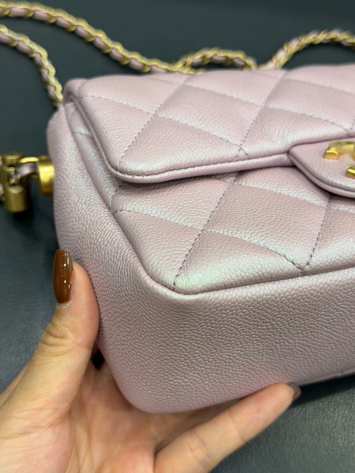 Chanel Chanel My Perfect Mini Flap - Purple / Pink Iridescent