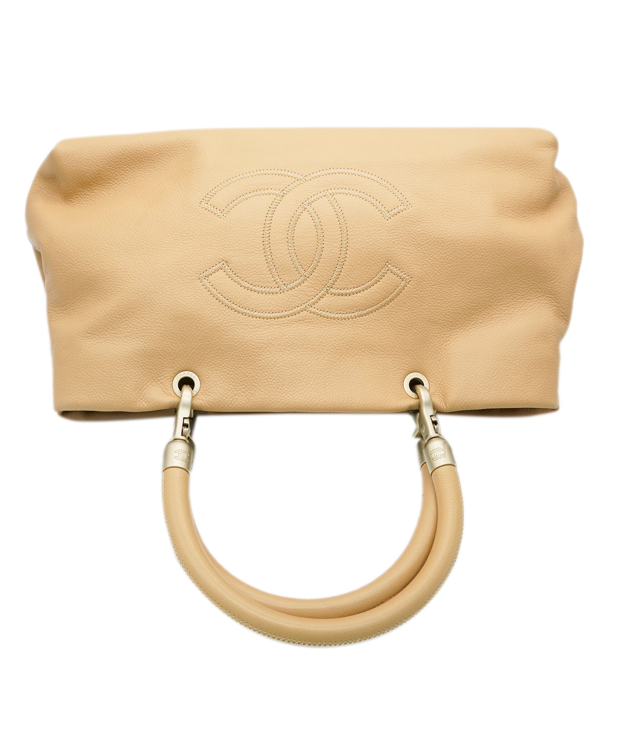 Chanel Chanel CC Beige Top Handle Tote - ALC1792