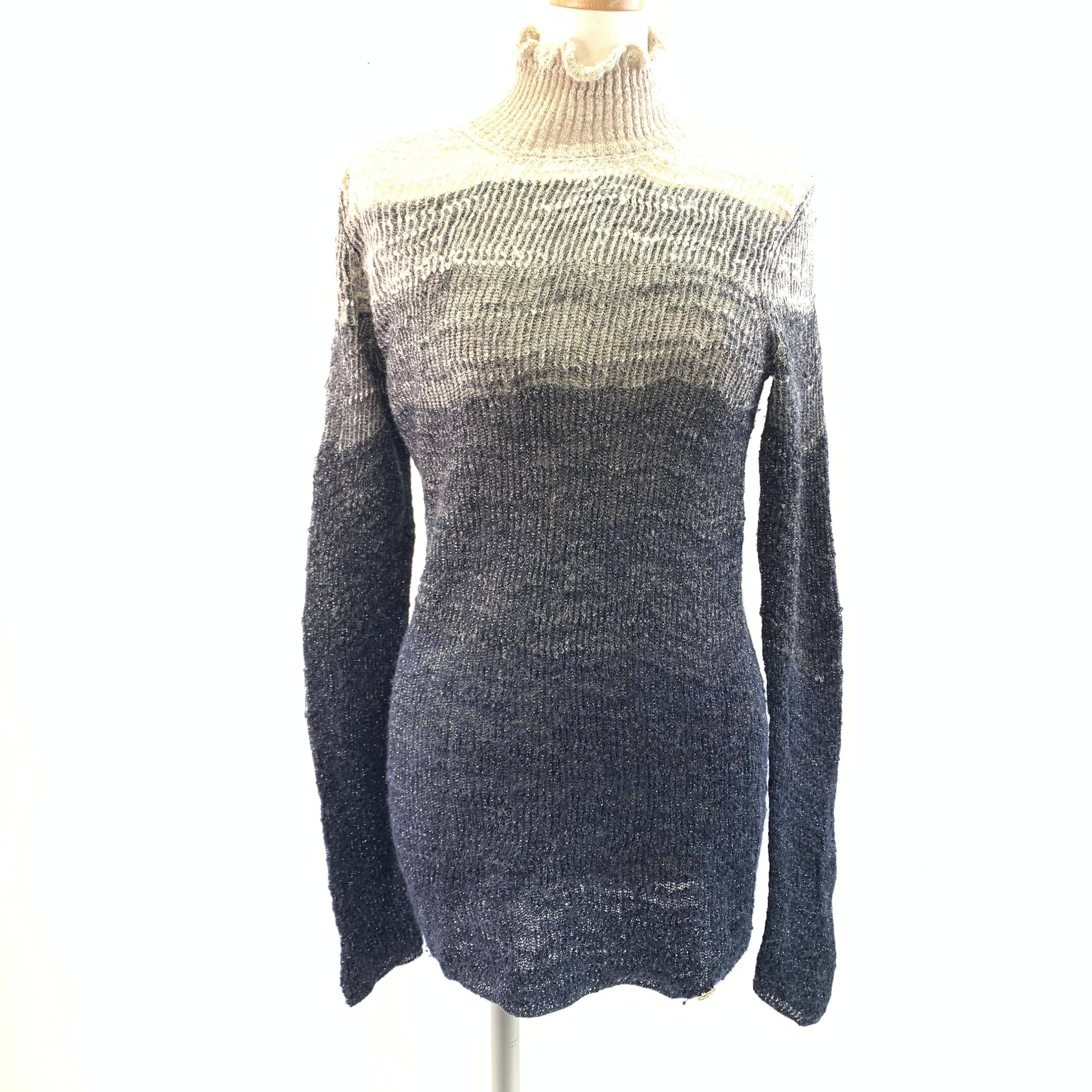 Chanel Chanel Ombre Knit Turtleneck Sweater C327427