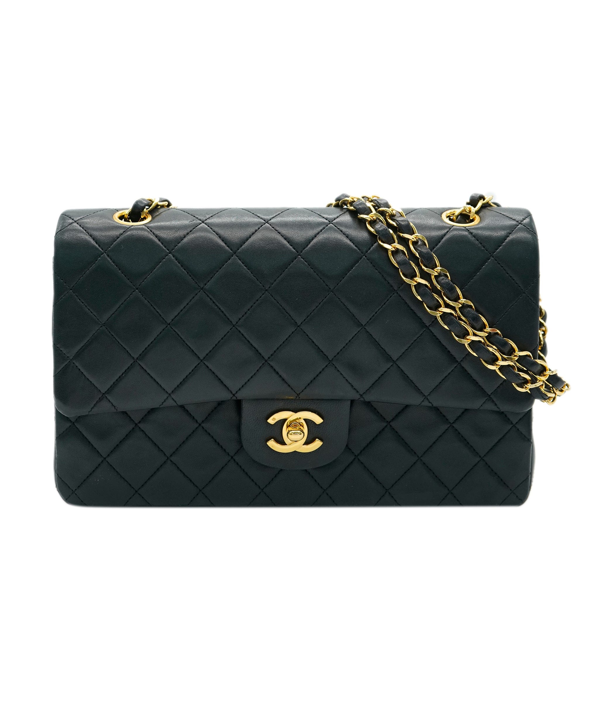 Chanel Chanel Vintage Double Classic Flap Black With GHW ASL10752