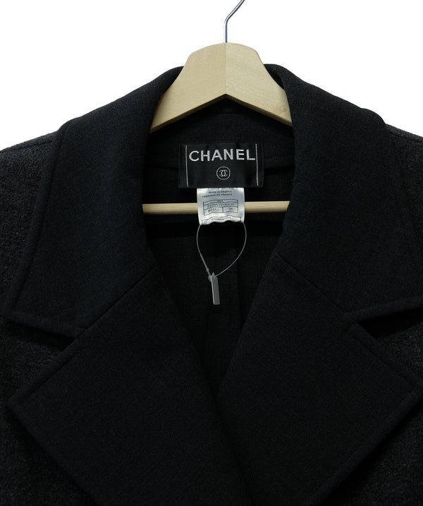 Chanel Chanel 00A Belted Coat Gray ASL10403