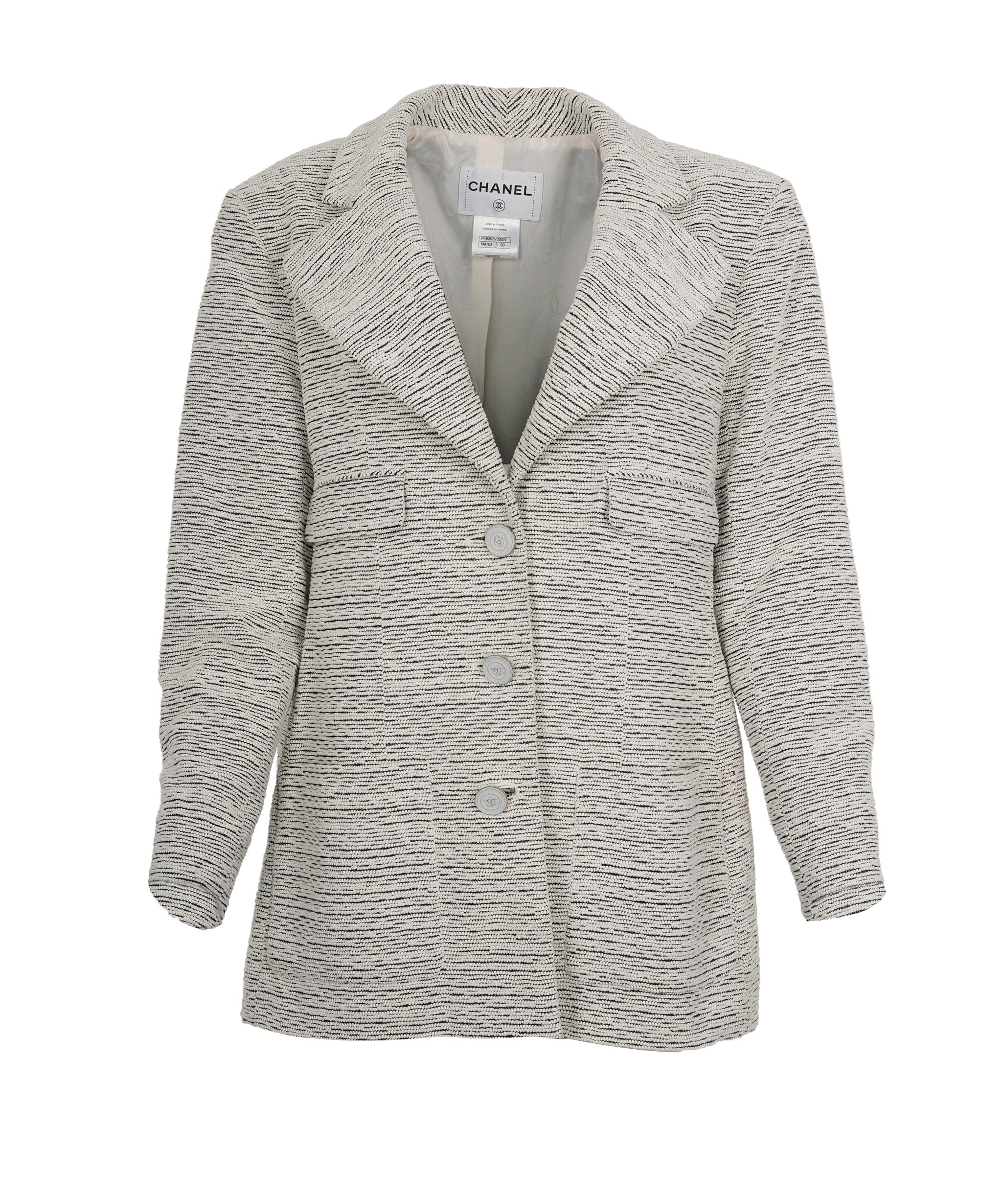 Chanel Chanel 2014 Tweed Pattern Blazer UKL1371