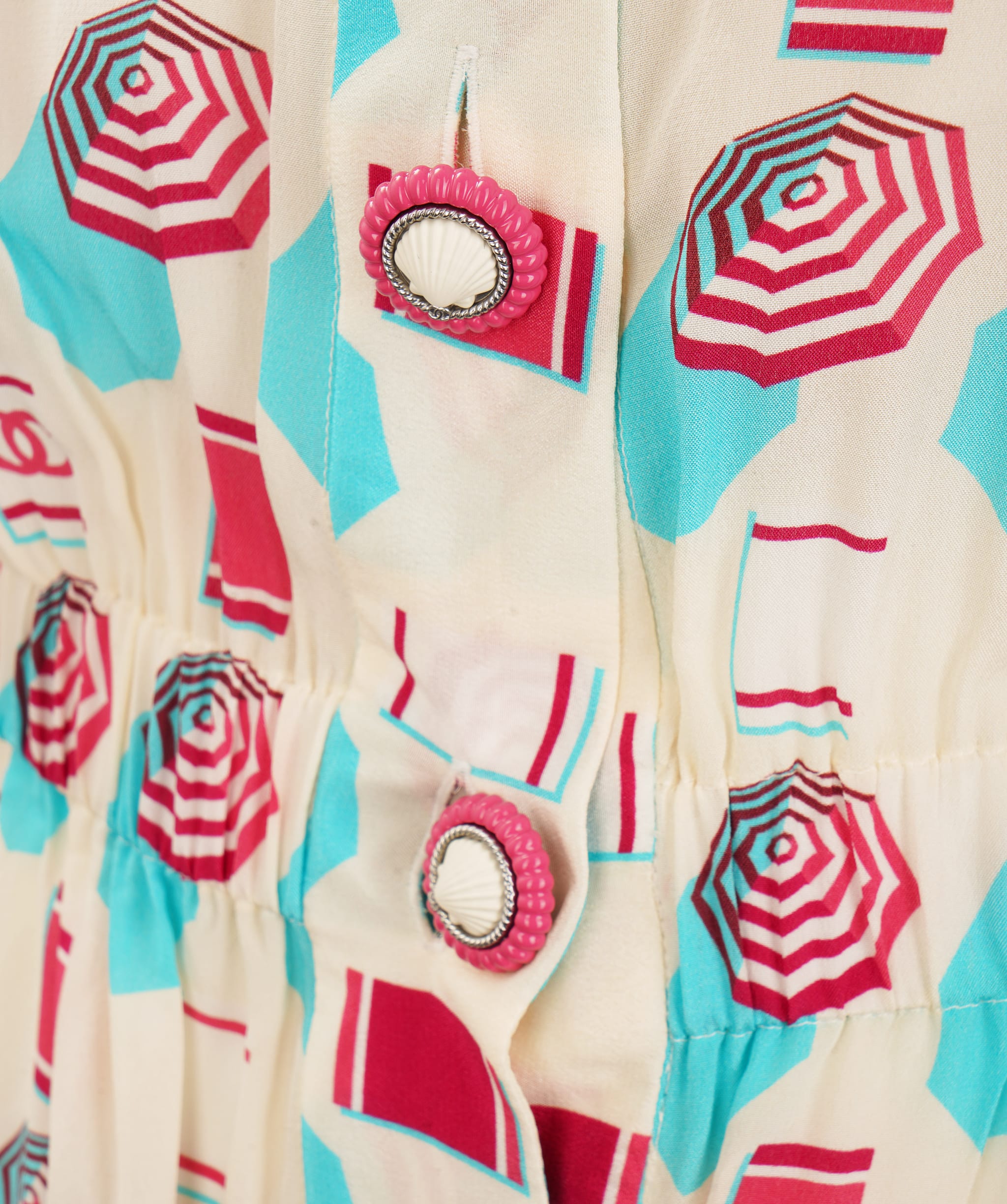 Chanel Chanel 2019 Spring/Summer Graphic Print Silk Dress Size 36 ALTC1006