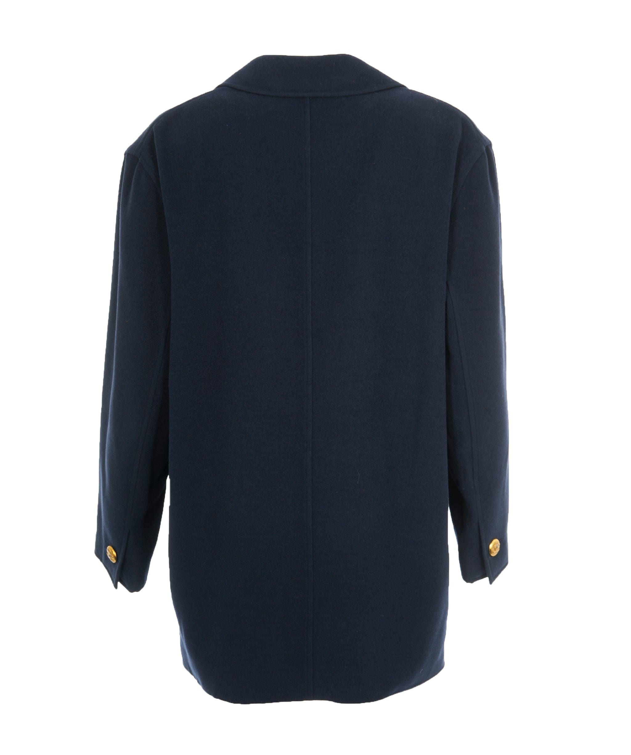 Chanel Chanel 93C navy cashmere jacket size 38  - AJC0711