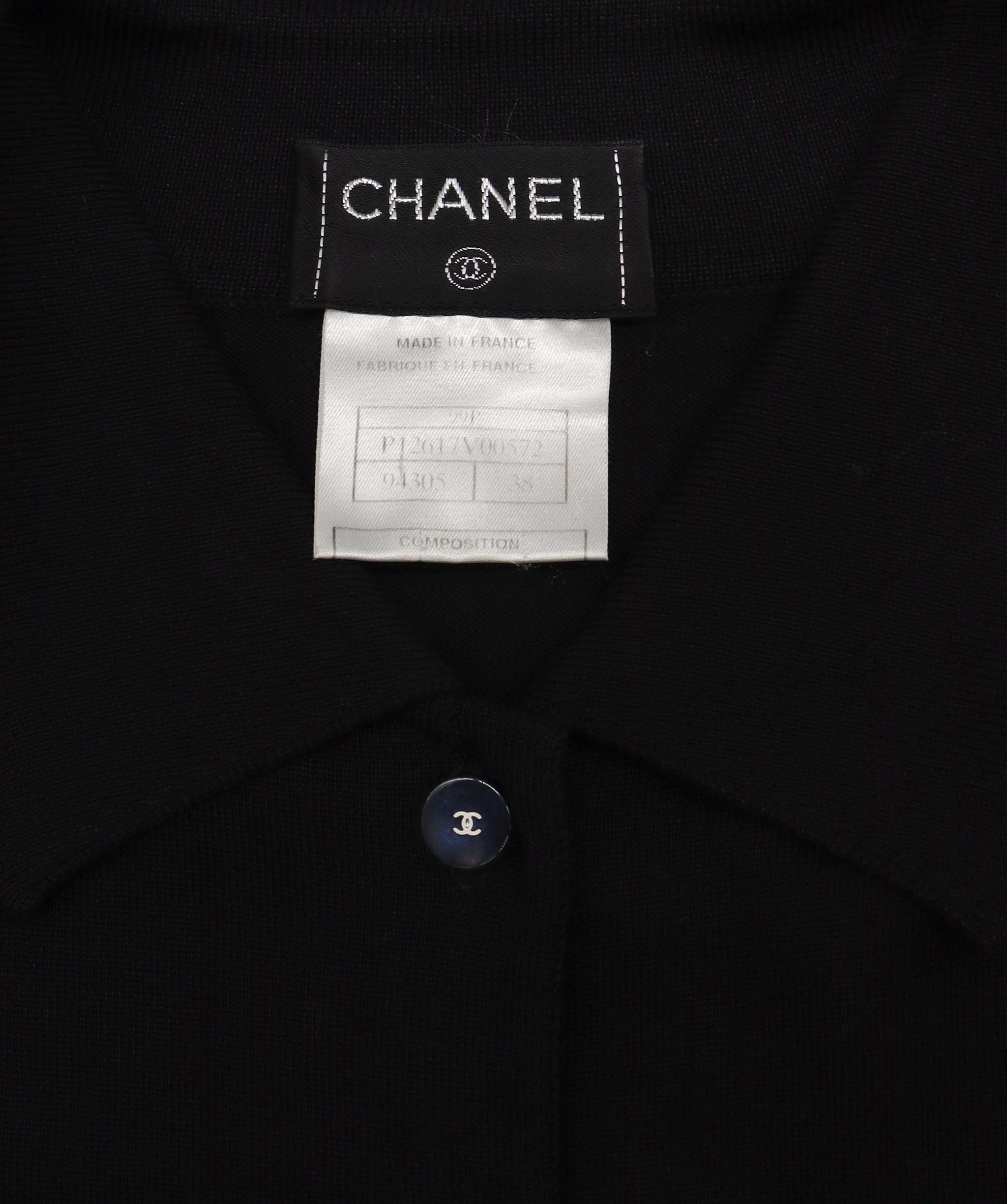 Chanel Chanel 99p polo sleevelss black vest DXBV0872