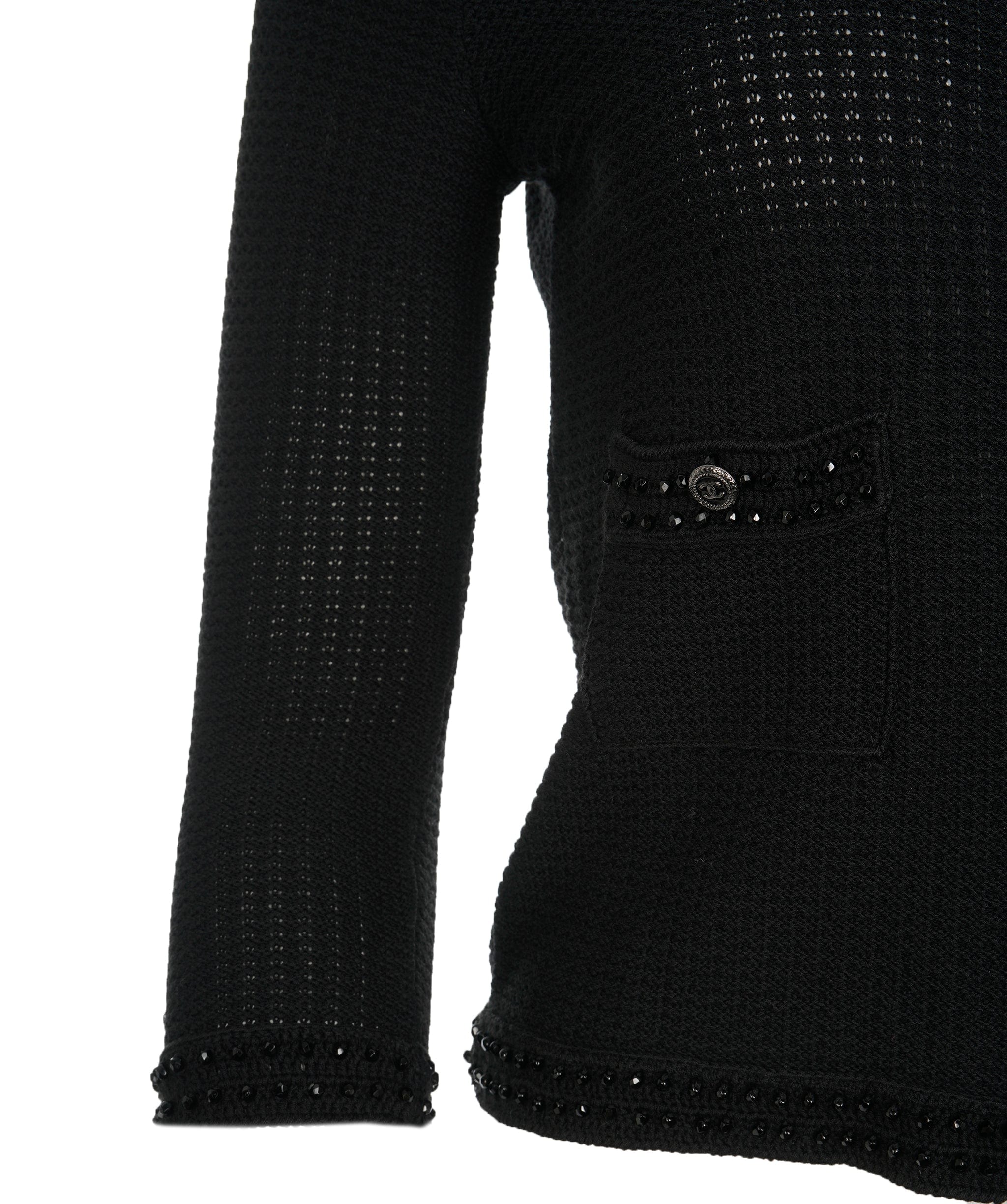 Chanel Chanel black beaded cardigan  AVC1944