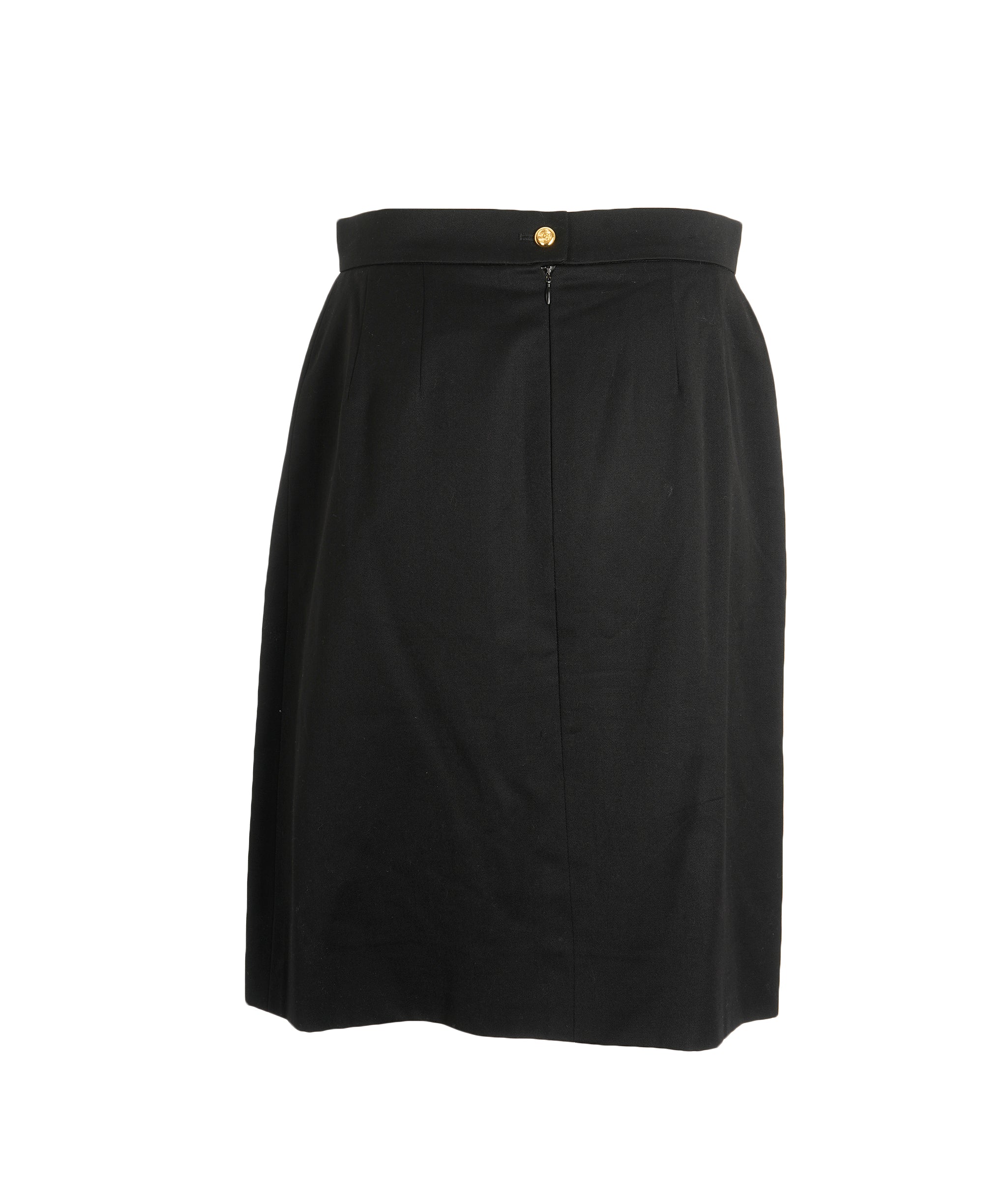 Chanel Chanel Black CC Button Vintage Suit Set  ALC2235