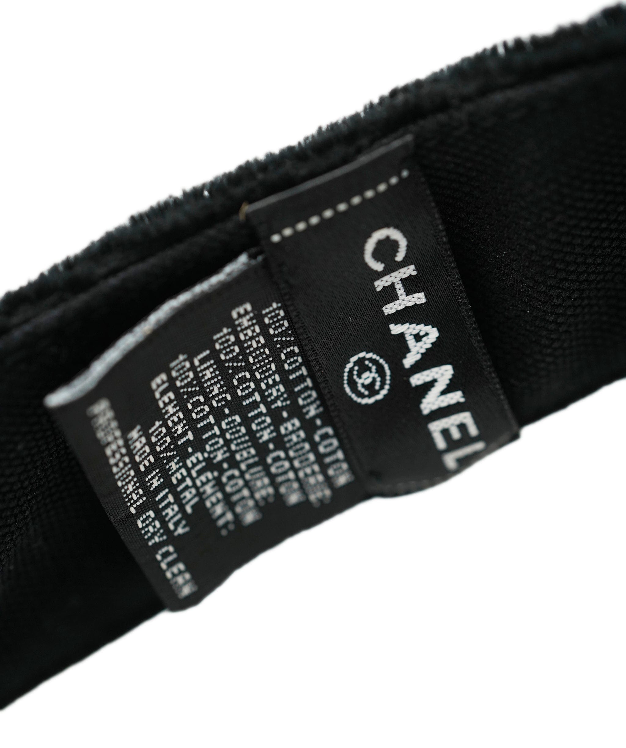 Chanel Chanel Black CC Visor  ALC1425