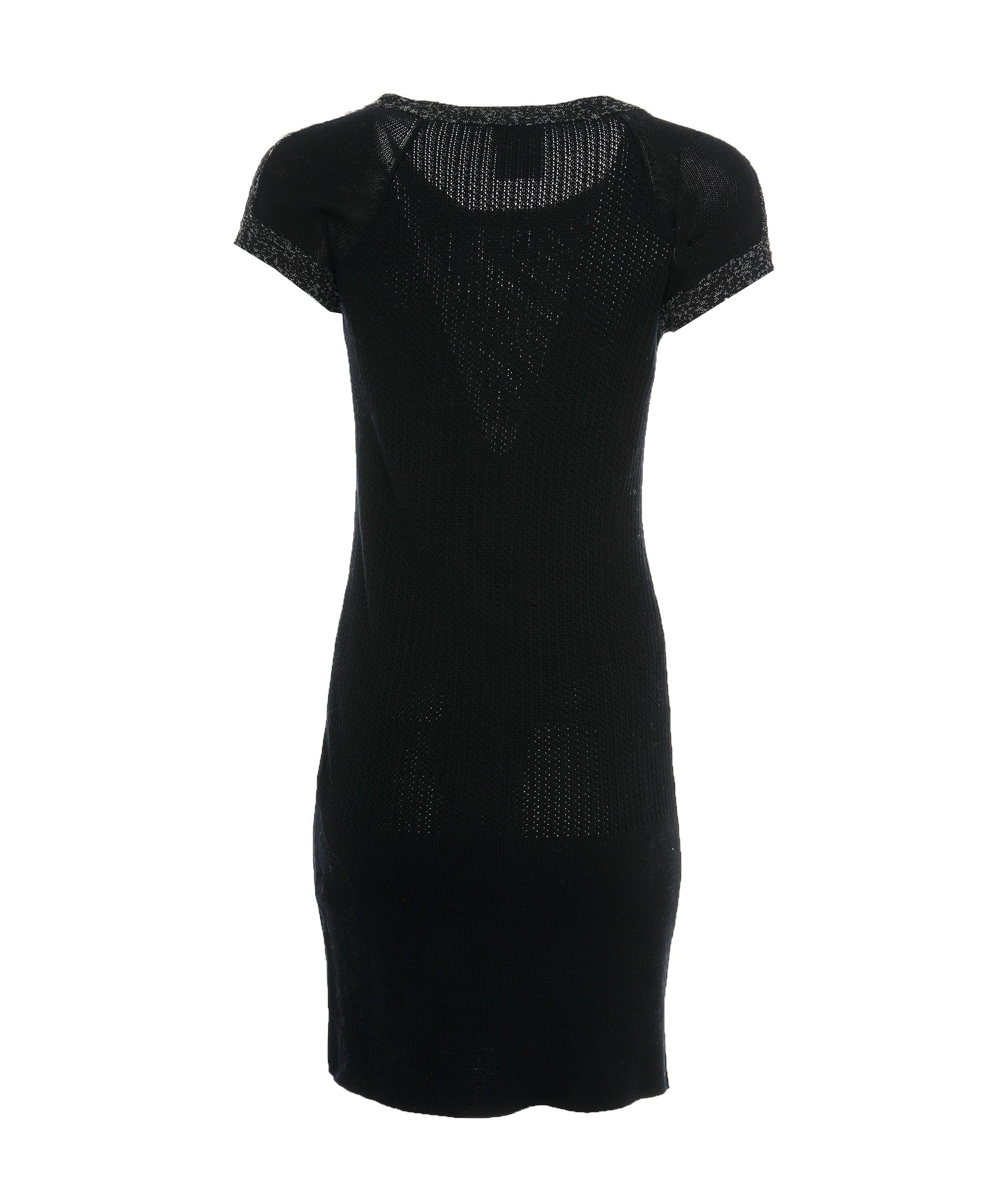 Chanel Chanel black dress knit FR34 P43319K04446 AVC1970