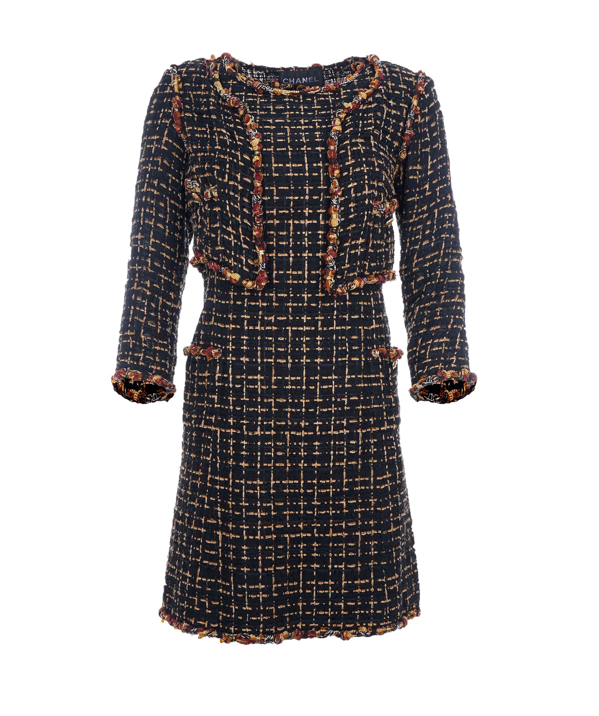 Chanel Chanel Black Tweed Dress and Jacket Set  ALC2682