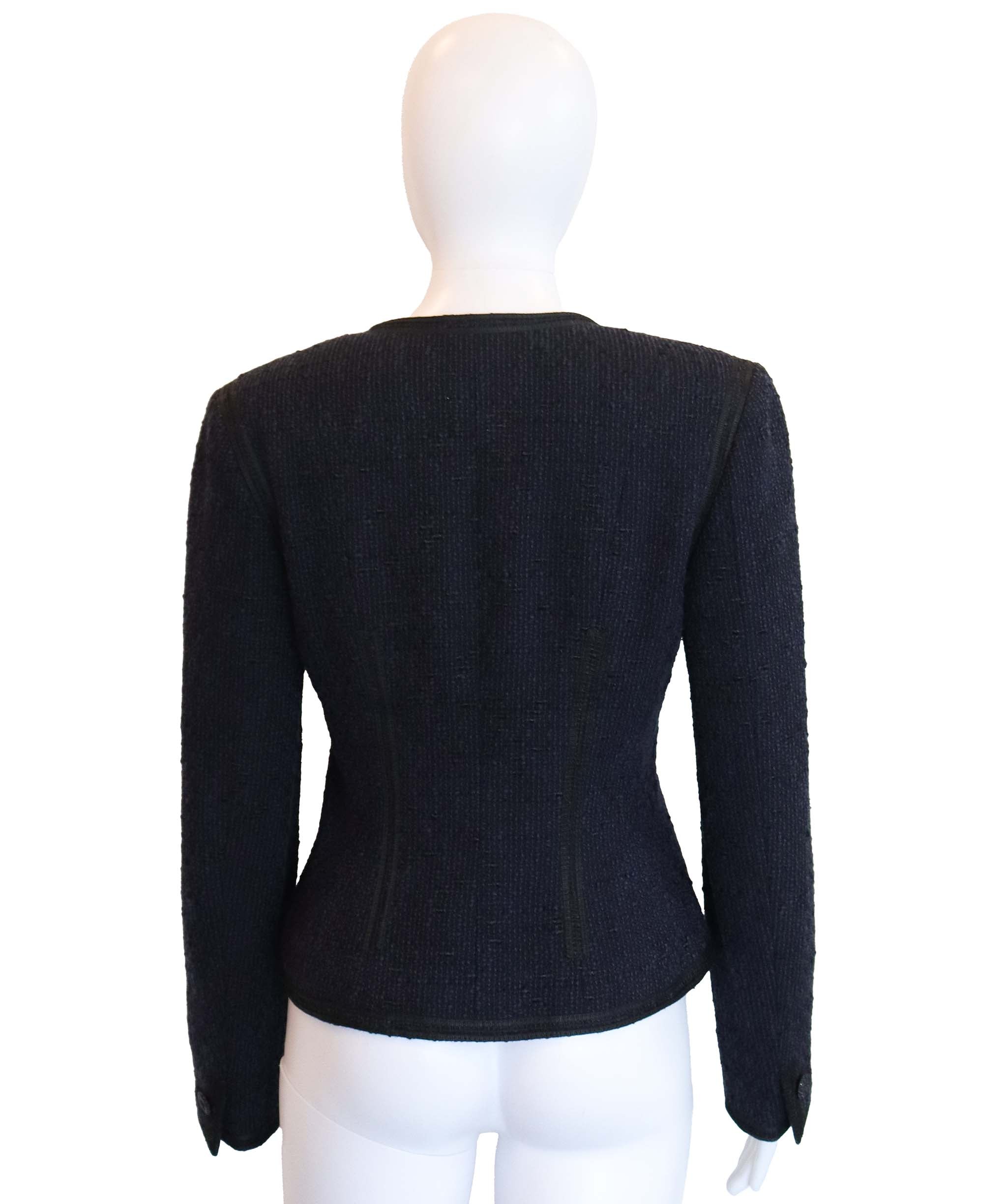 Chanel Chanel Blue tweed jacket AGC2493