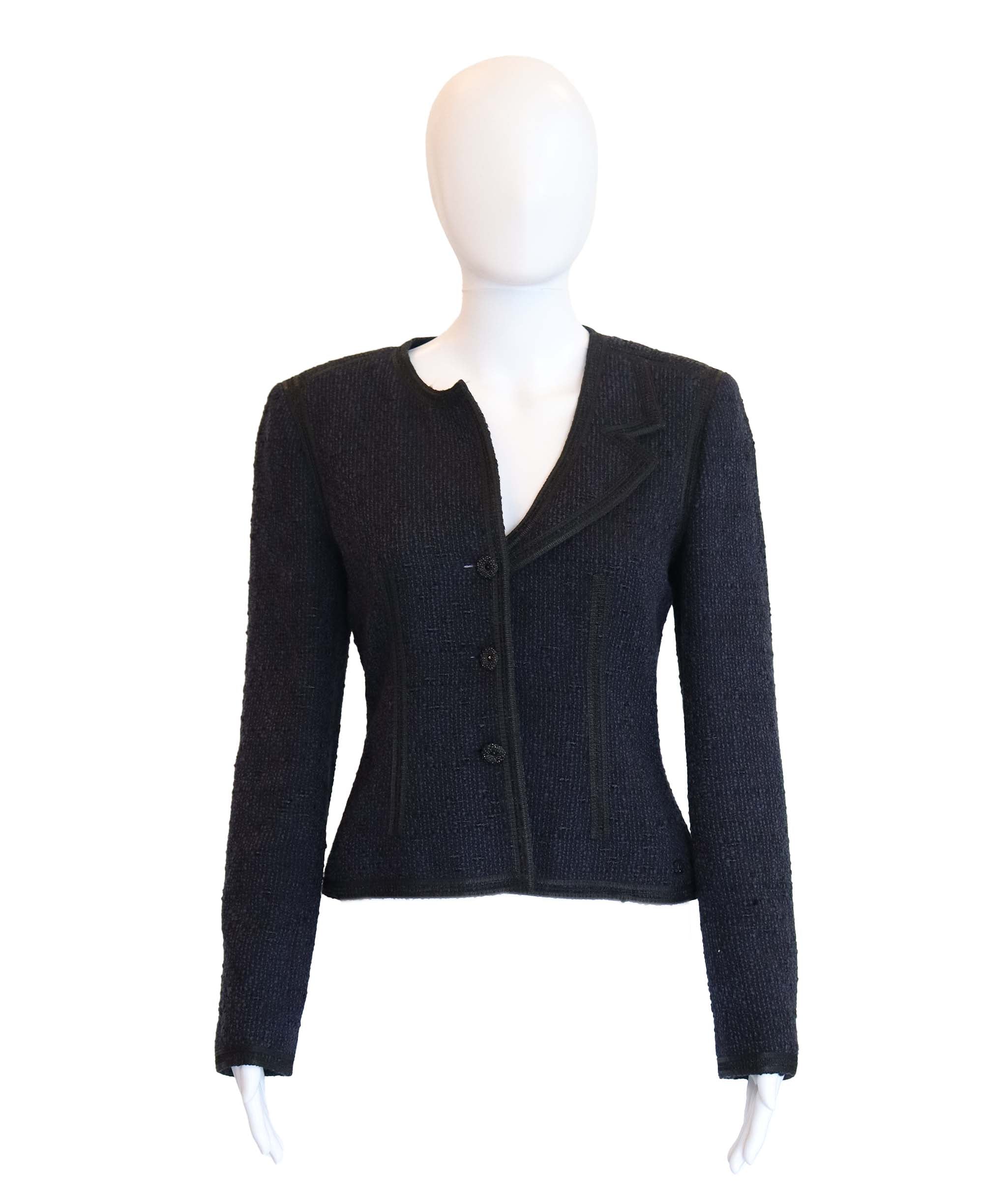 Chanel Chanel Blue tweed jacket AGC2493