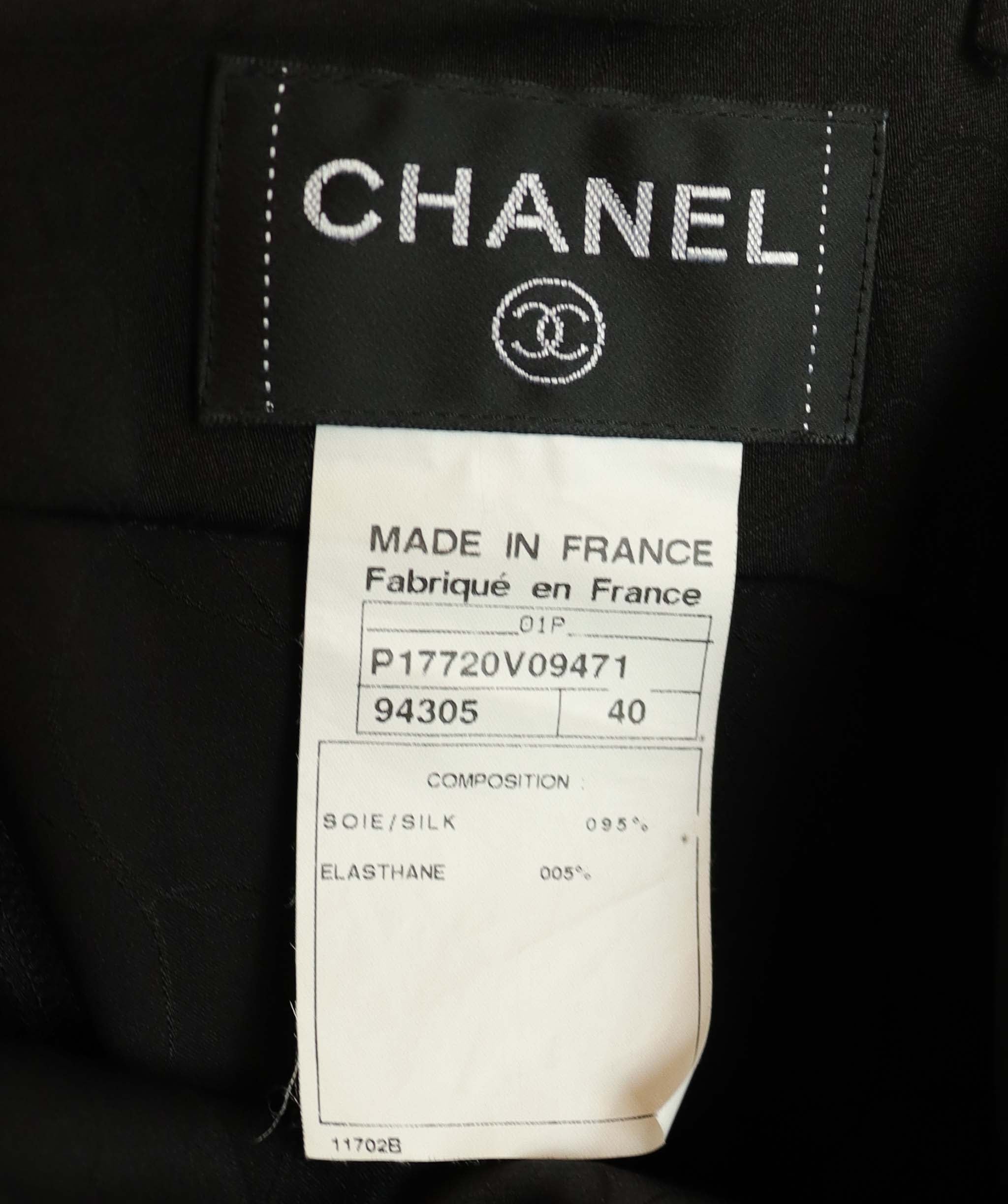 Chanel Chanel Camelia Print Silk Camisole Dress