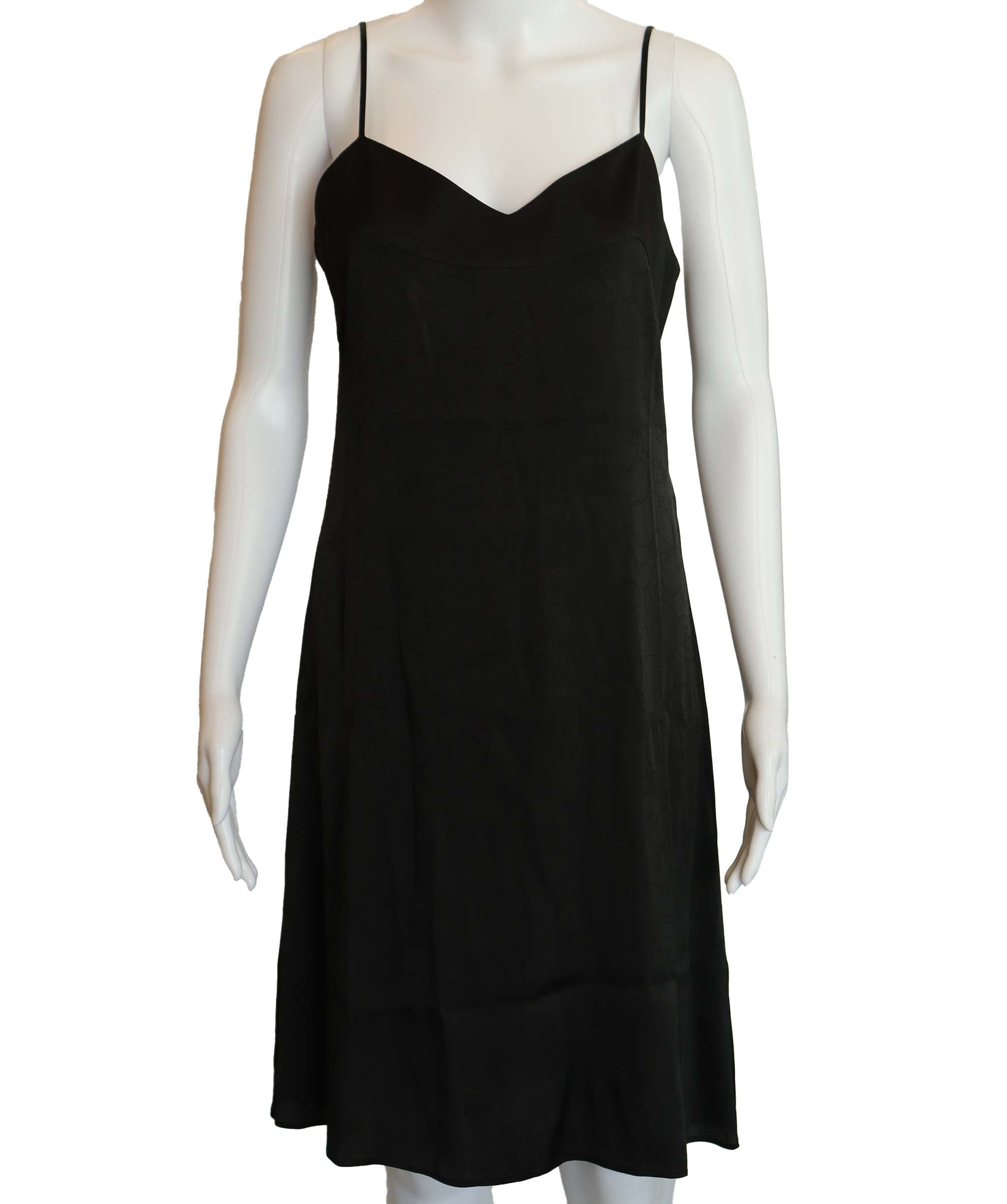 Chanel Chanel Camelia Print Silk Camisole Dress