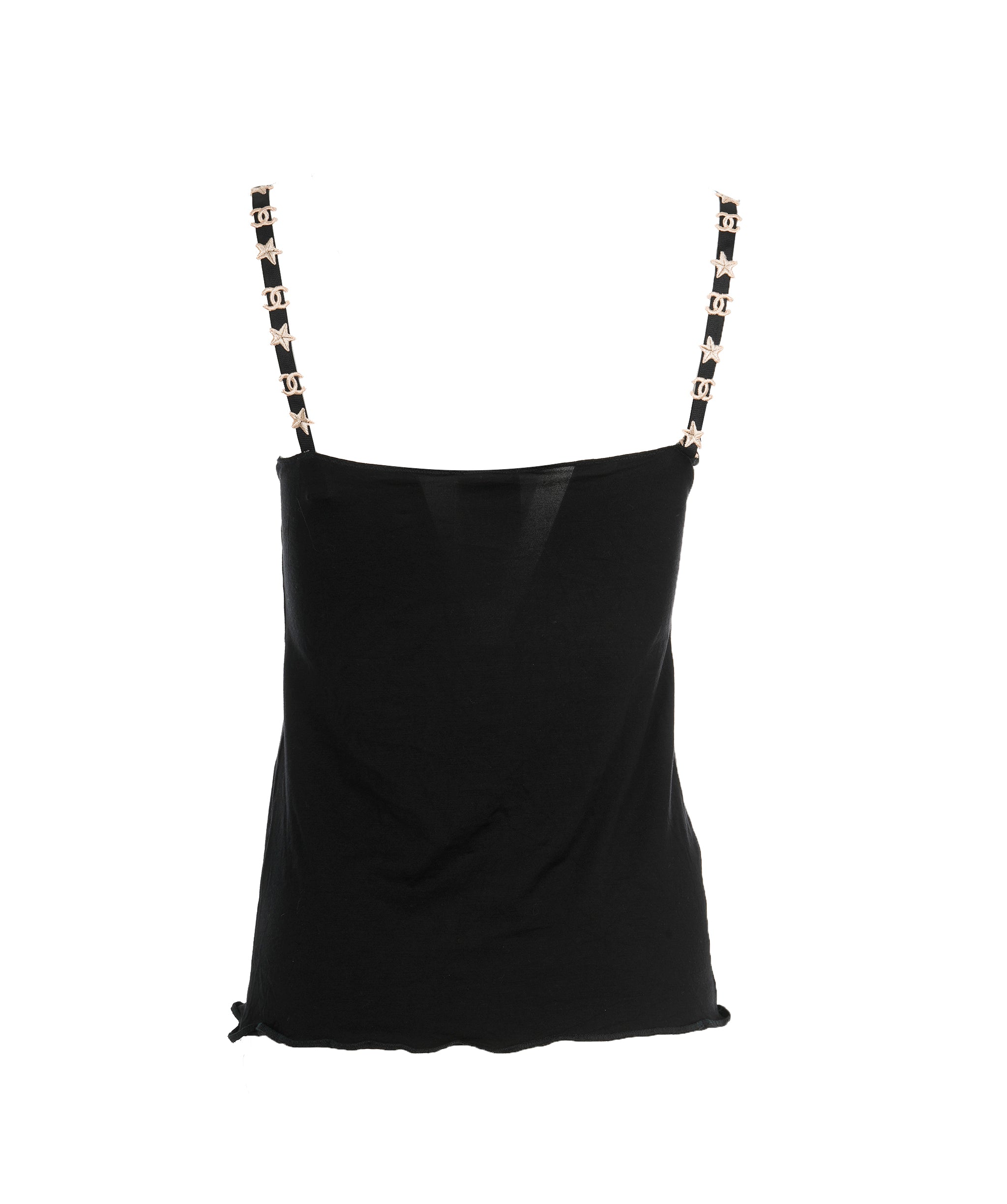 Chanel Chanel CC Strap Camisole Black ASL10588