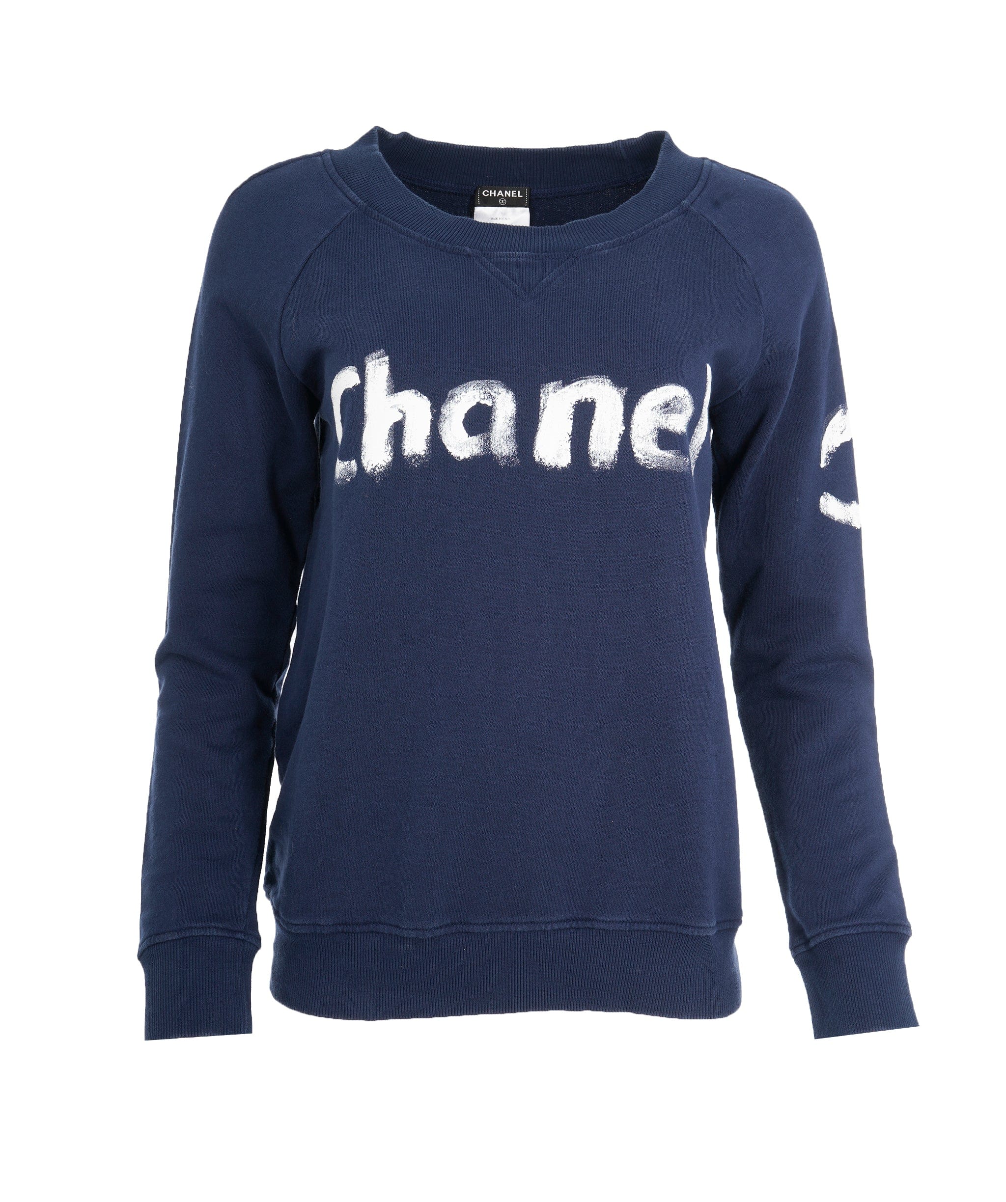 Chanel Chanel Christmas Logo Sweatshirt Blue ASL10522