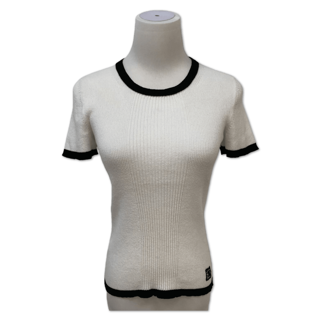 CHANEL CHANEL cotton t-shirt Size 36 C18345813100