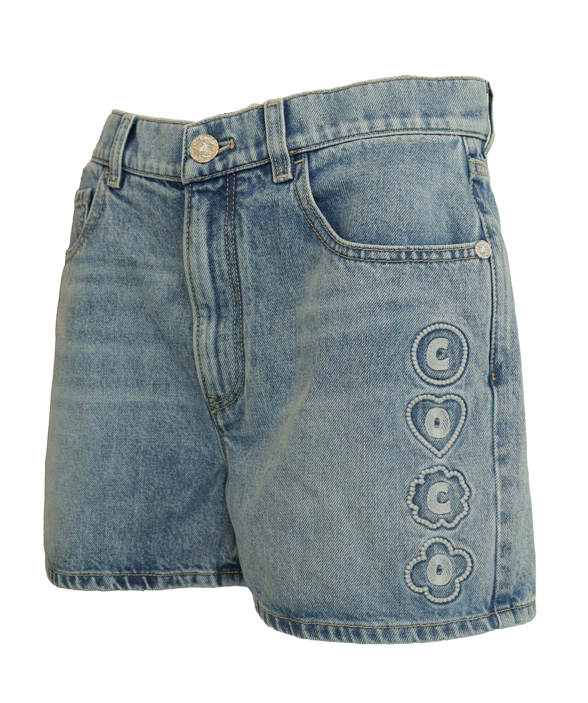 Chanel Chanel Denim Coco Beach Shorts Sz 40 NWT UKC1186