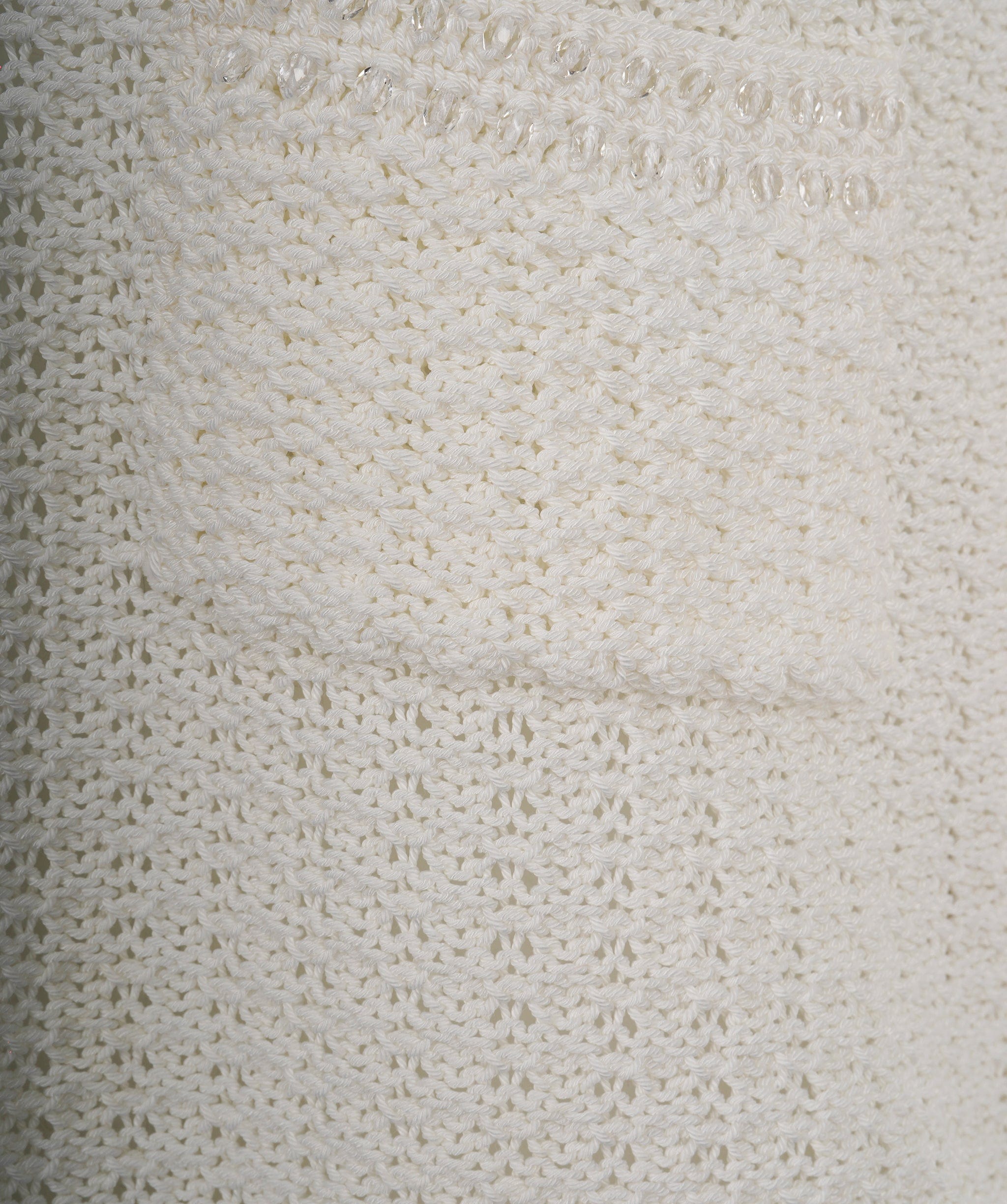 Chanel Chanel Knit Cream Detail CC Top 36/38 ALC1489
