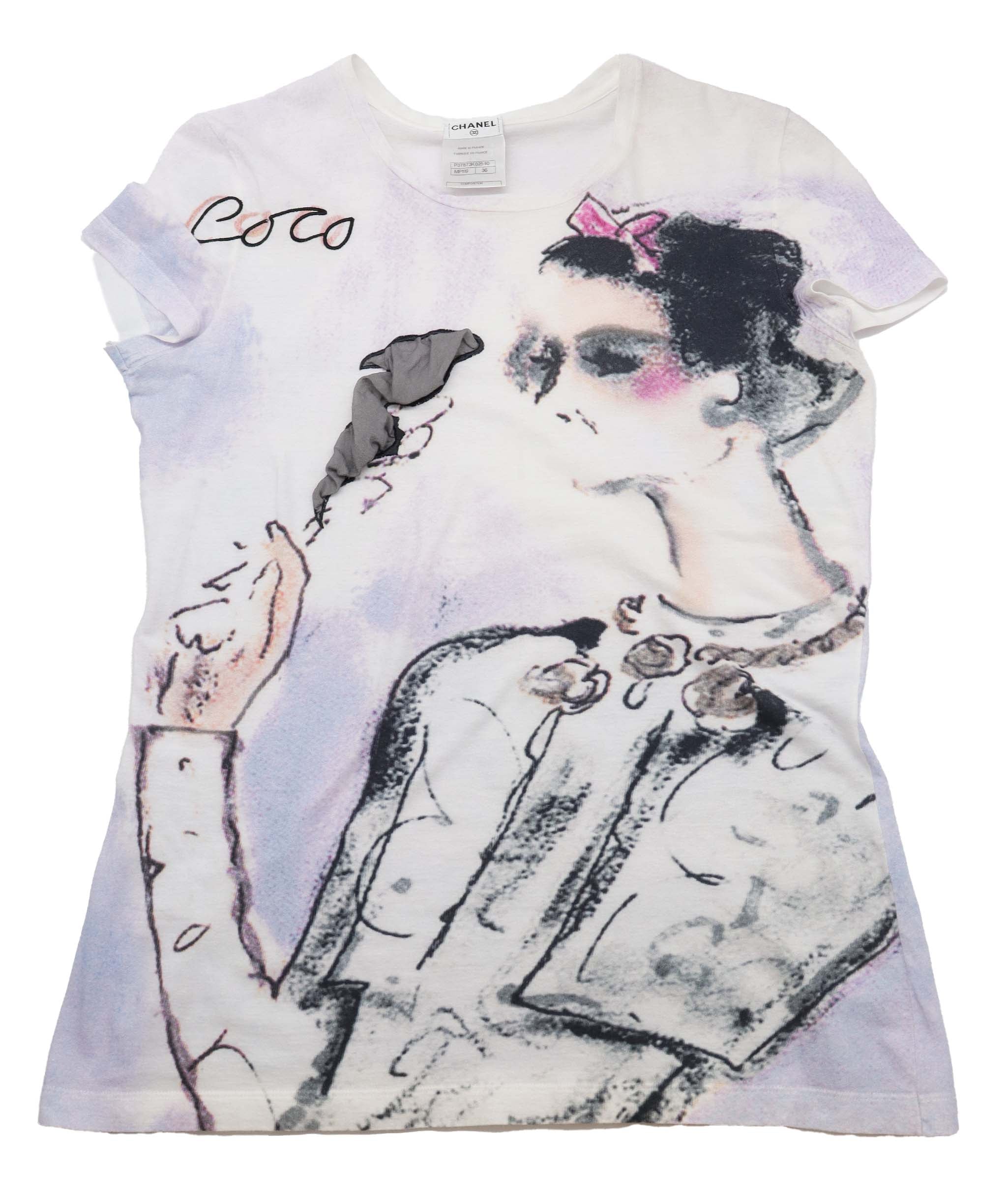 Chanel Chanel Mademoiselle Print T-Shirt - DXBS0745