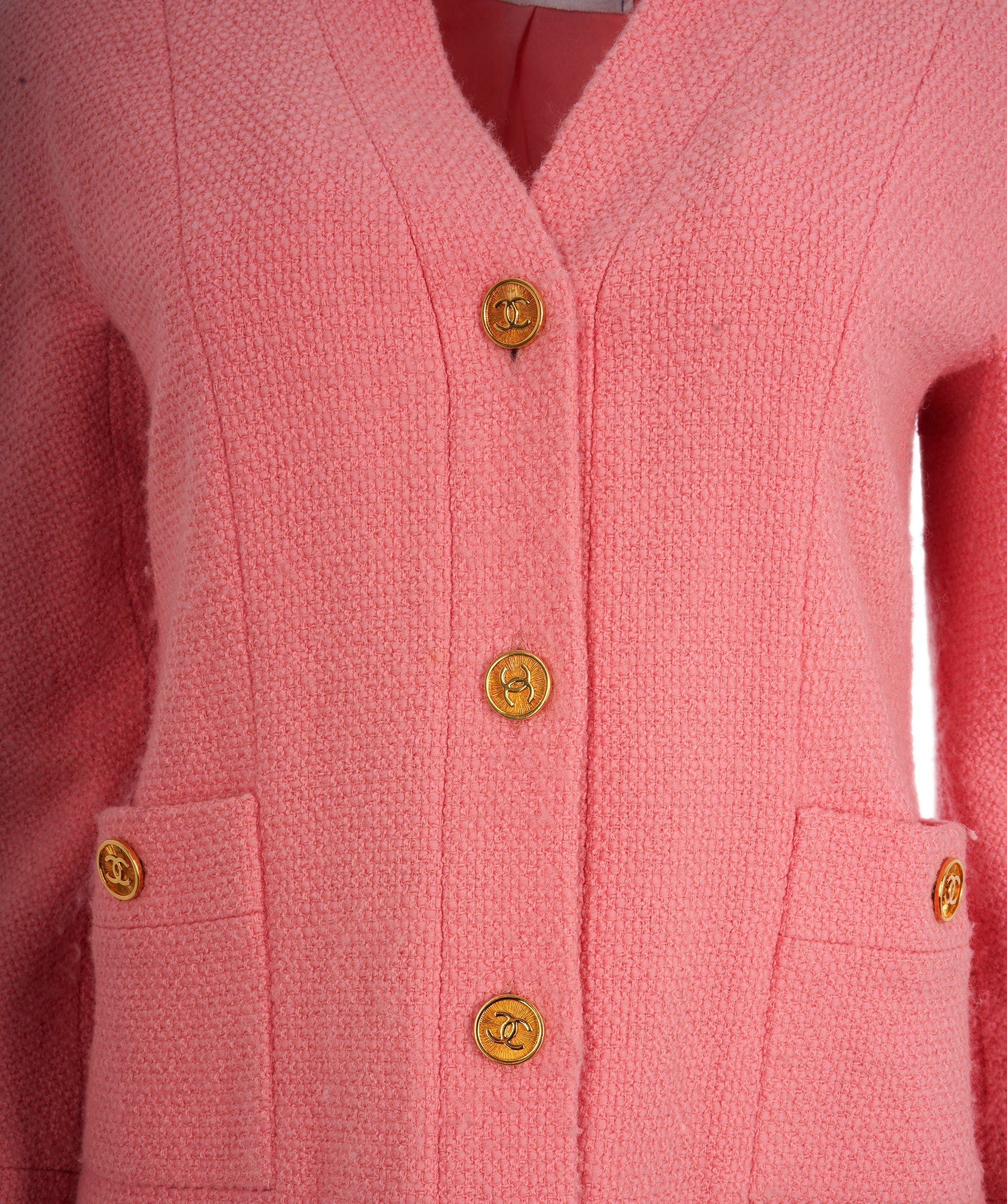 Chanel Chanel Pink Double Breasted Blazer ALC1314