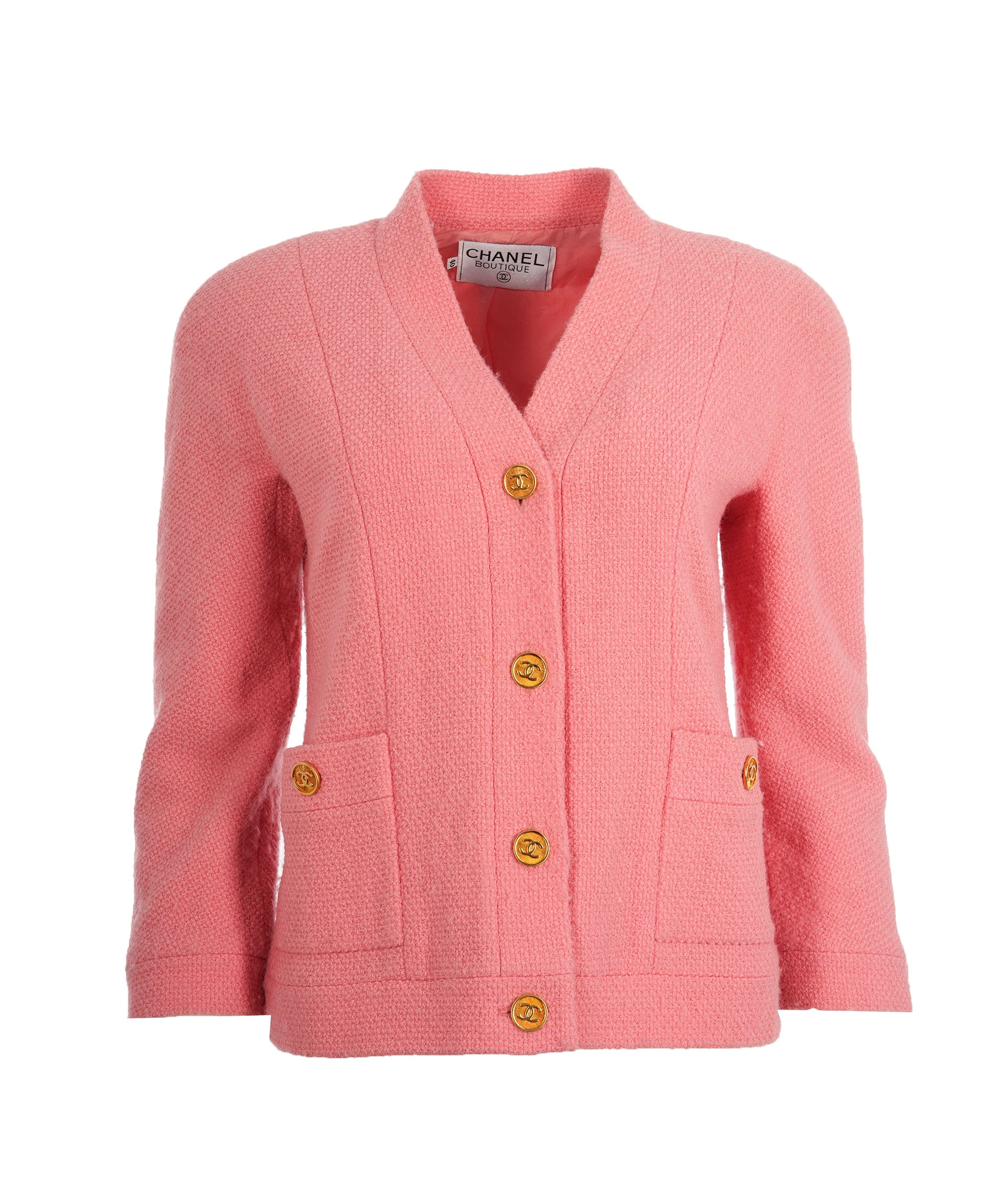 Chanel Chanel Pink Double Breasted Blazer ALC1314