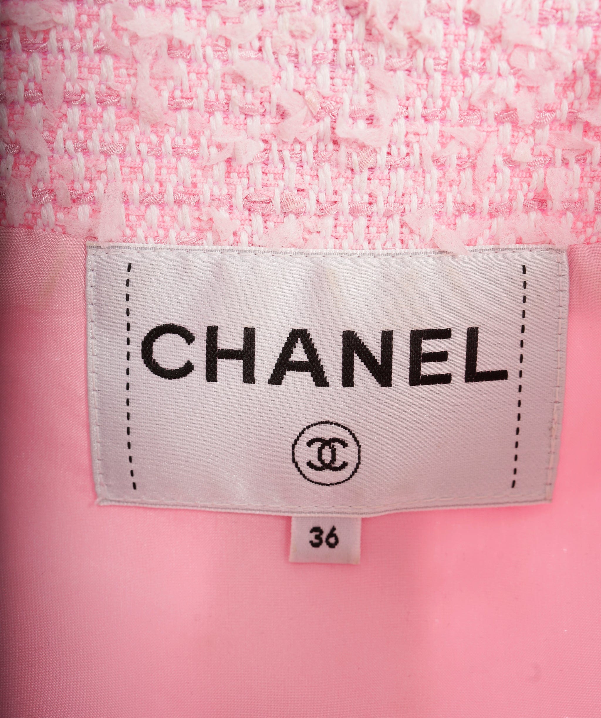 Chanel Chanel pink tweed coat  36 ASC4863