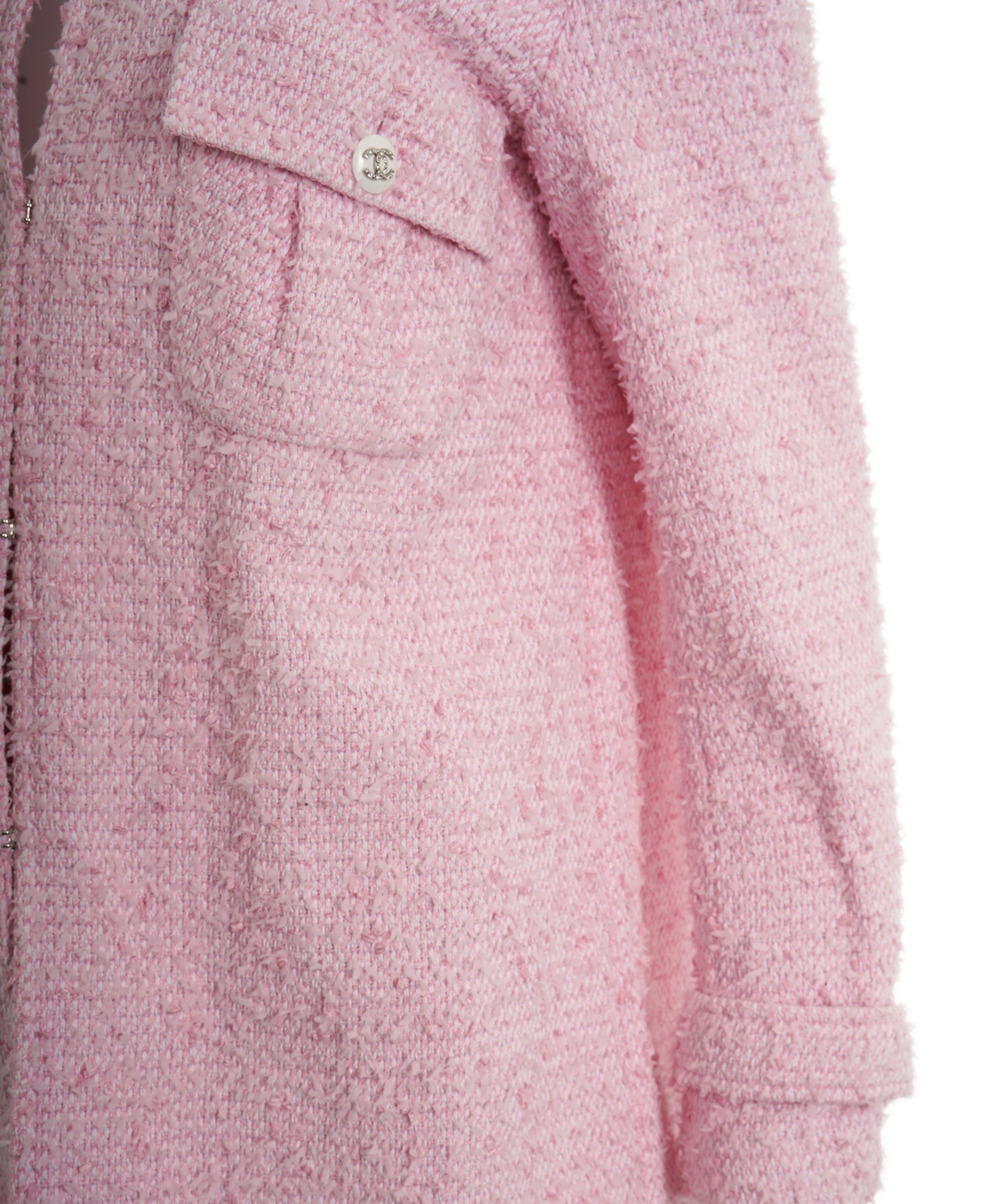 Chanel Chanel pink tweed coat  36 ASC4863