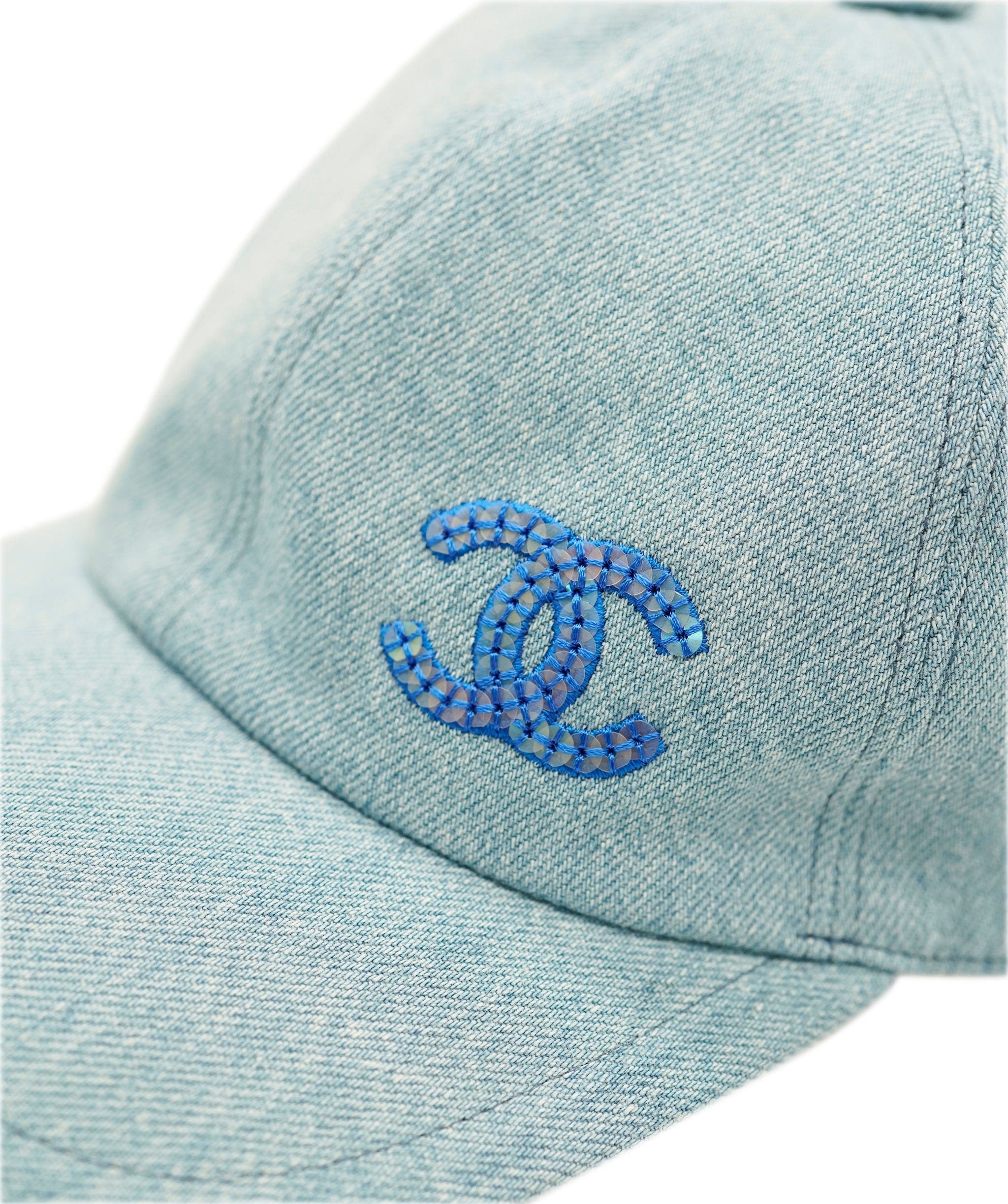 Chanel Chanel Sequin Denim Cap  ALC1639