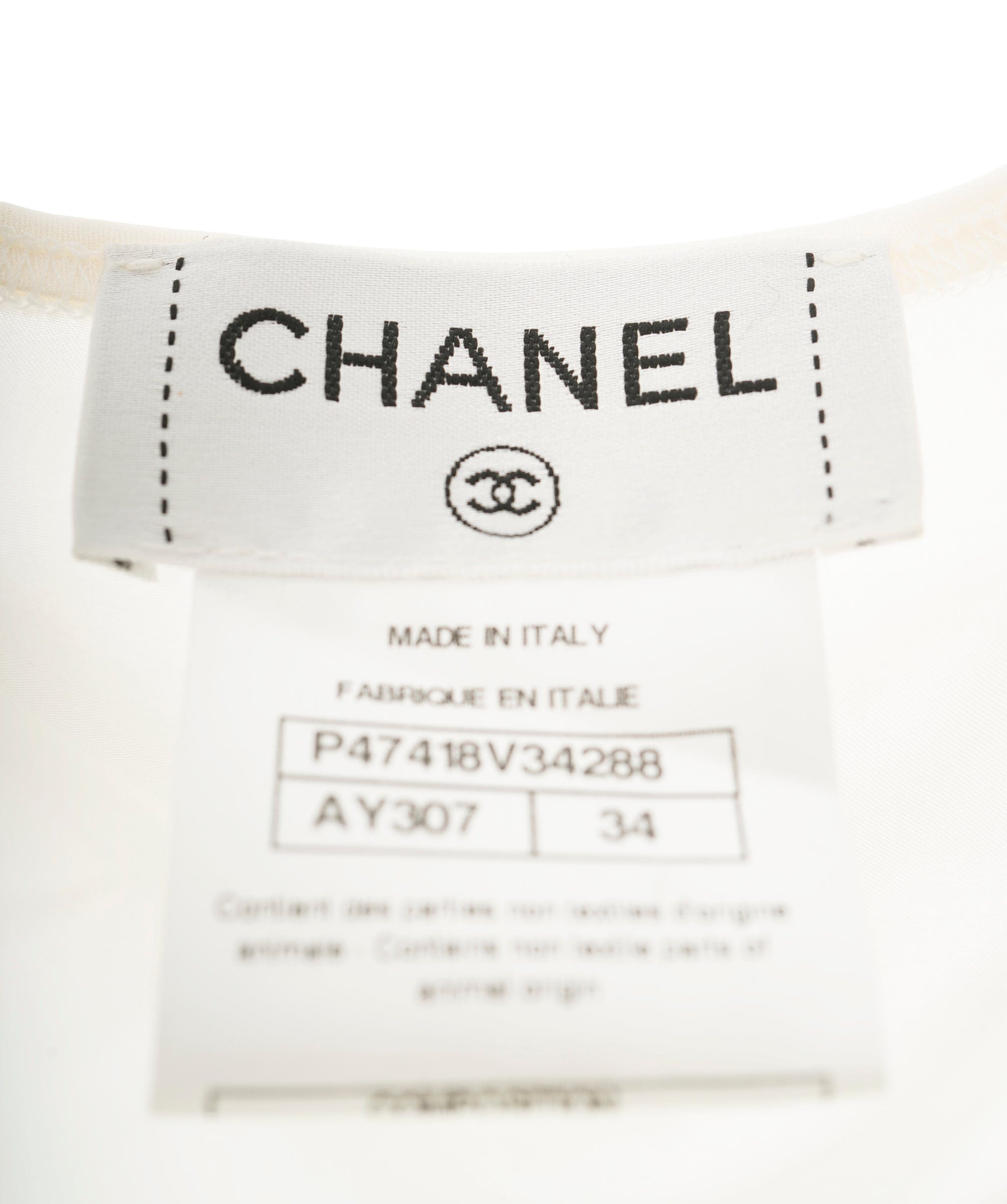 Chanel Chanel Silk CC Bow Blouse ALC1782