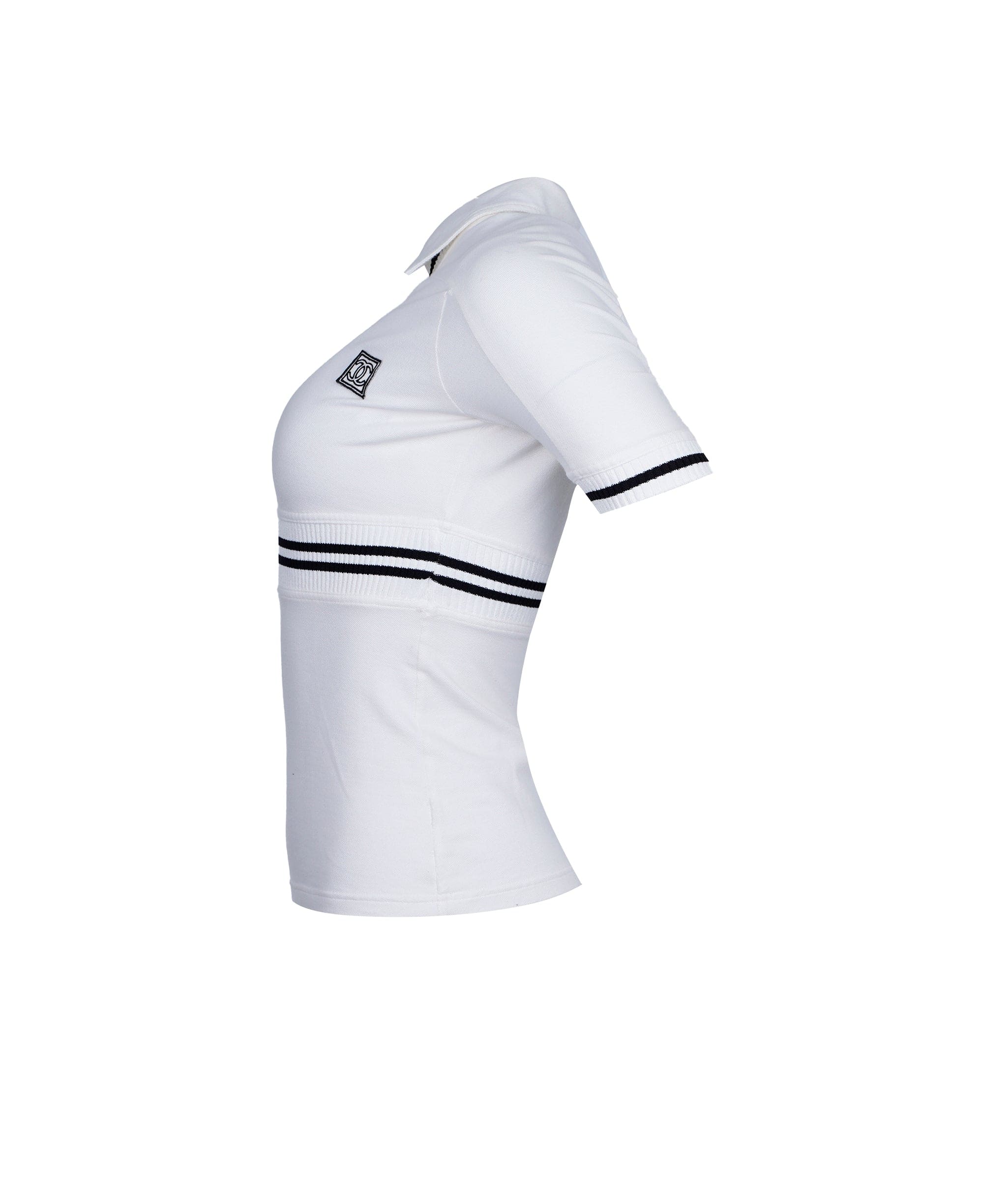 Chanel Chanel Sport Polo Top White ASL10716