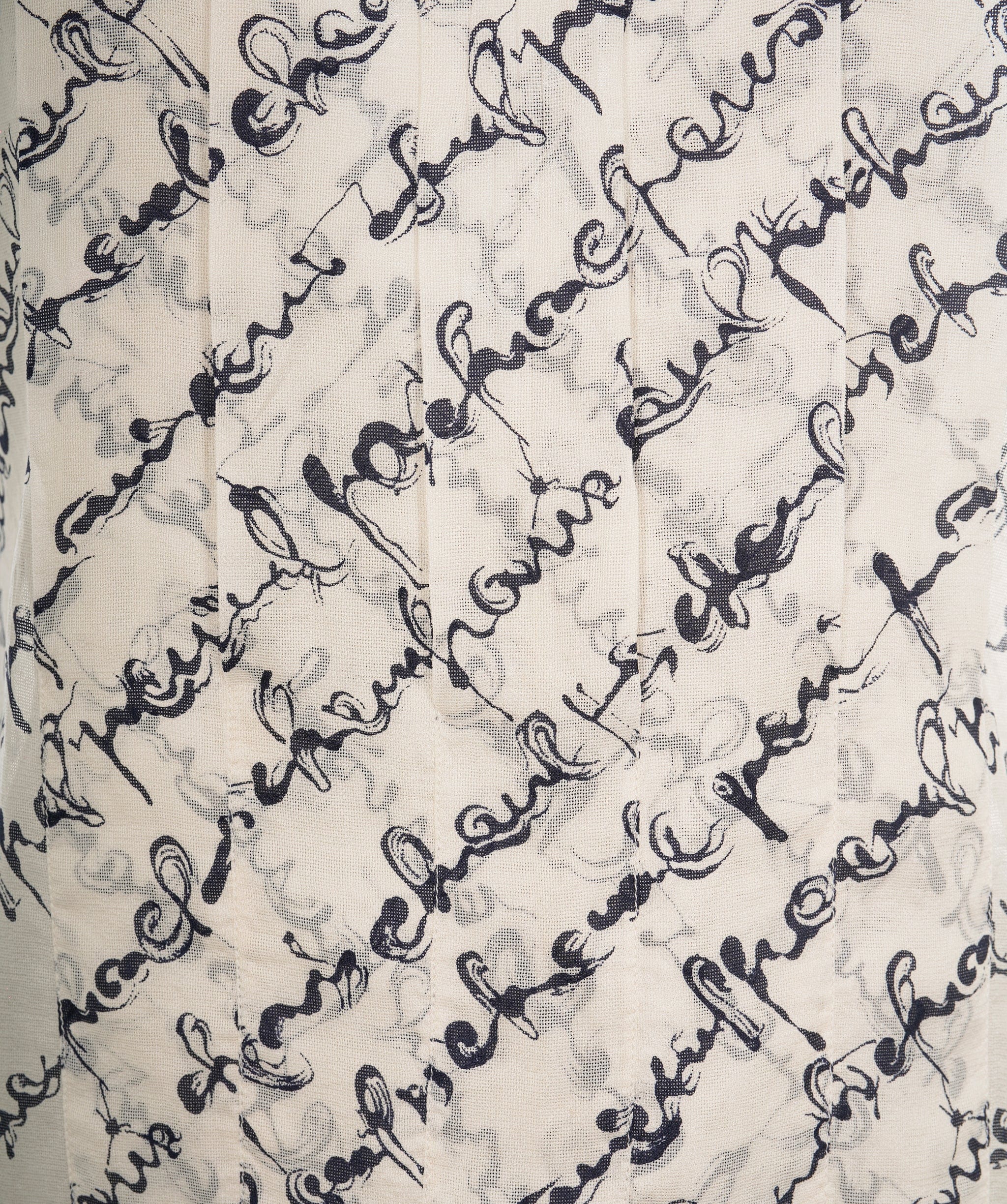 Chanel Chanel Vintage Linen Logo Script Tank Top AKL0067