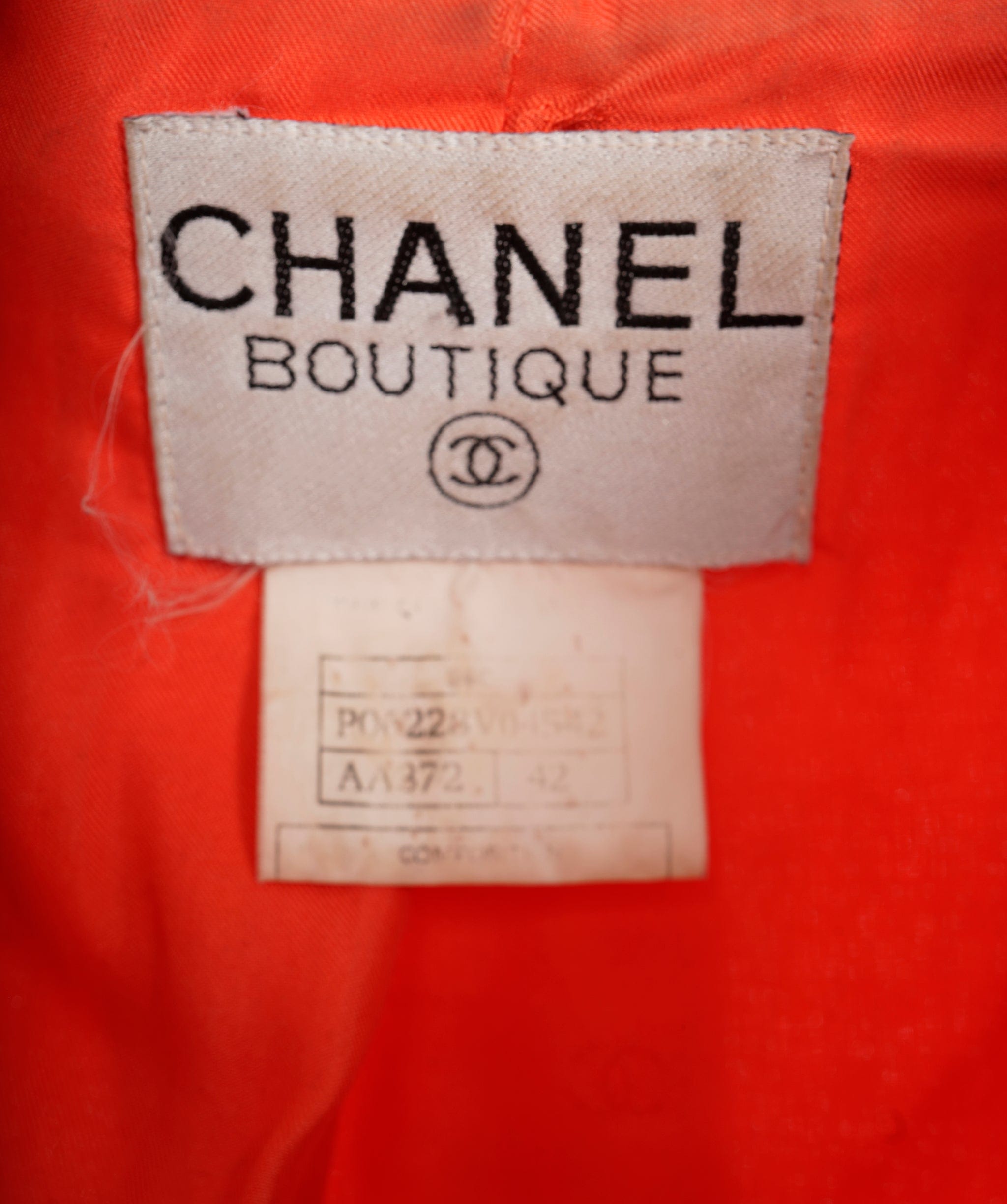 Chanel Chanel Vintage Peach Double Breasted Blazer   ALC1248