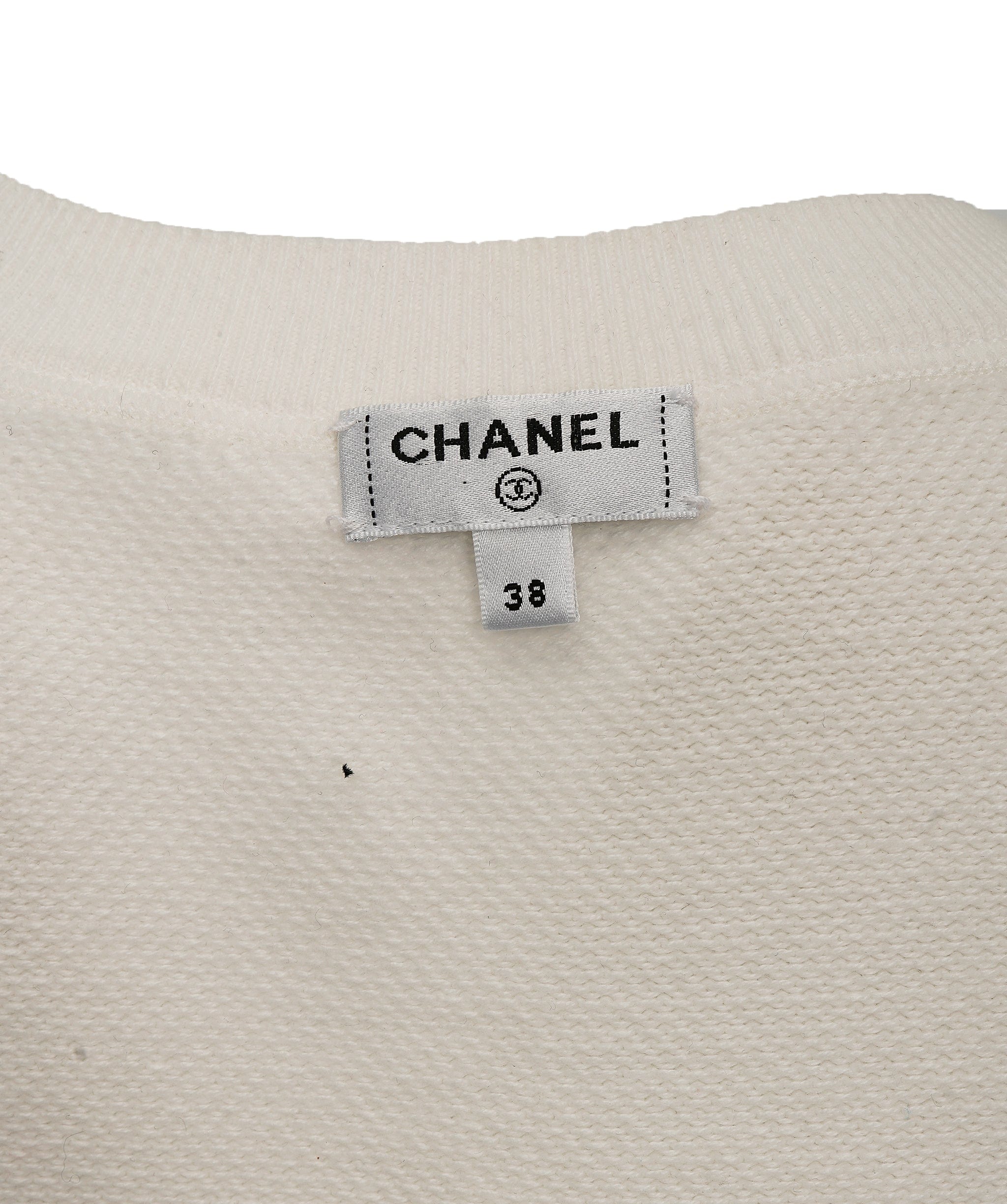 Chanel Chanel White CC Jumper ALC1453