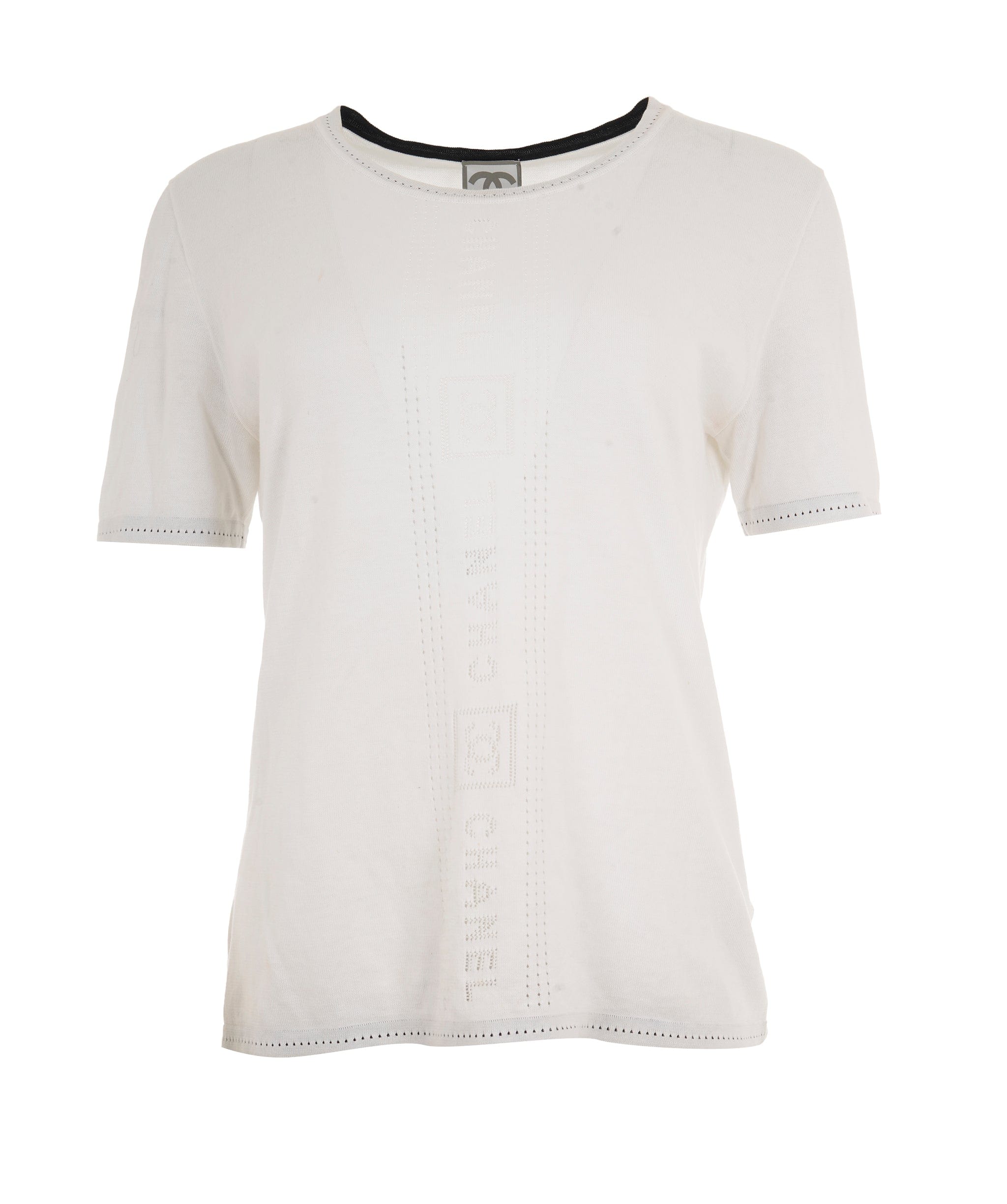 Chanel Chanel White Sports Tshirt 42  ALC2668