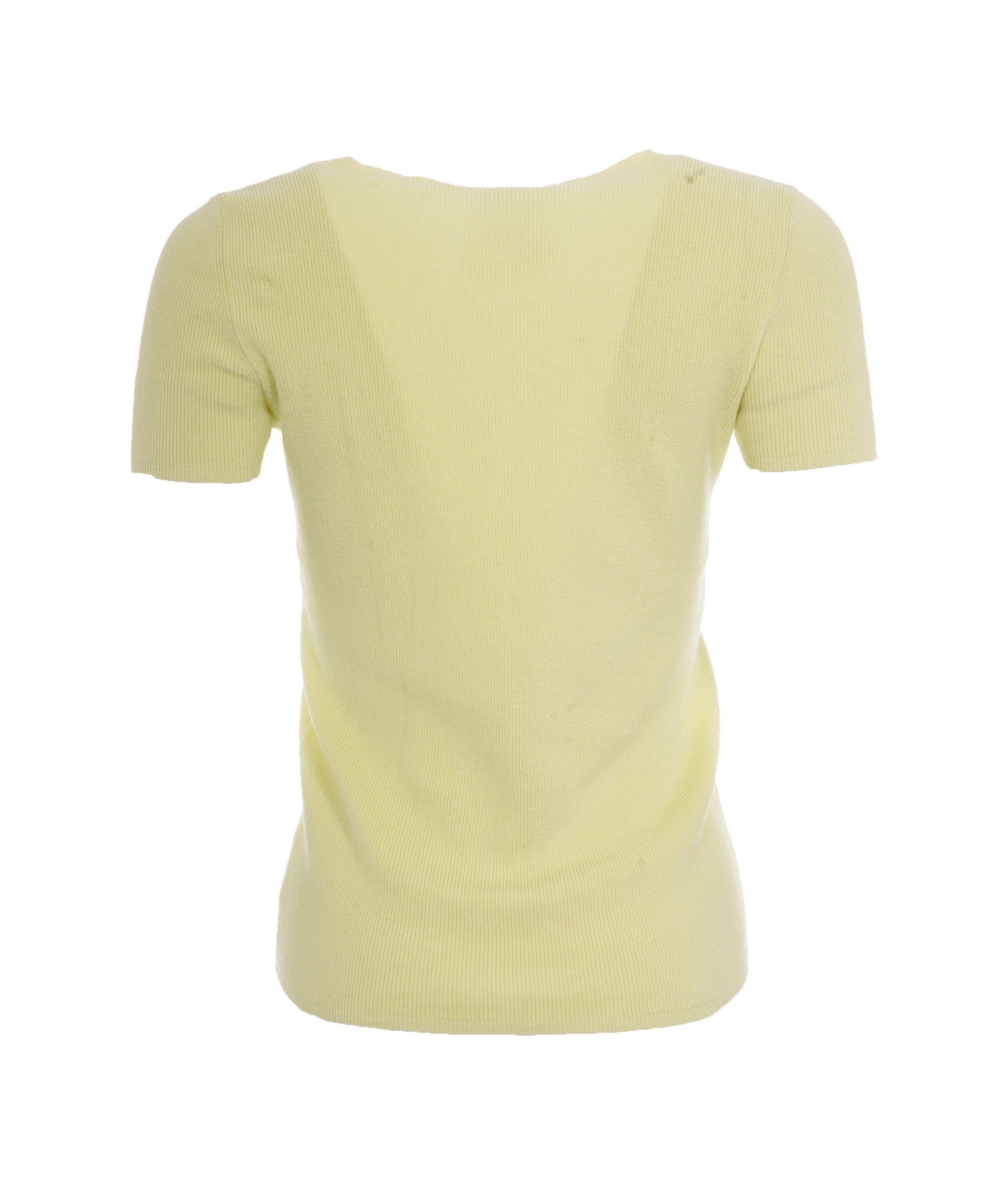 Chanel Chanel Yellow CC Sweater ALL0590