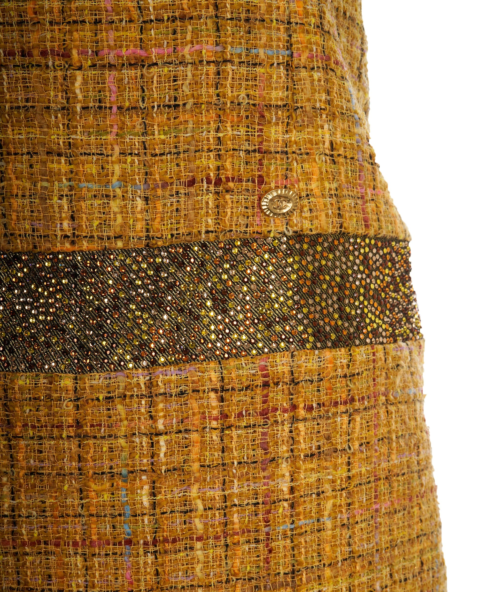 Chanel Chanel Yellow Tweed Detailed Dress with Blazer ALC1691