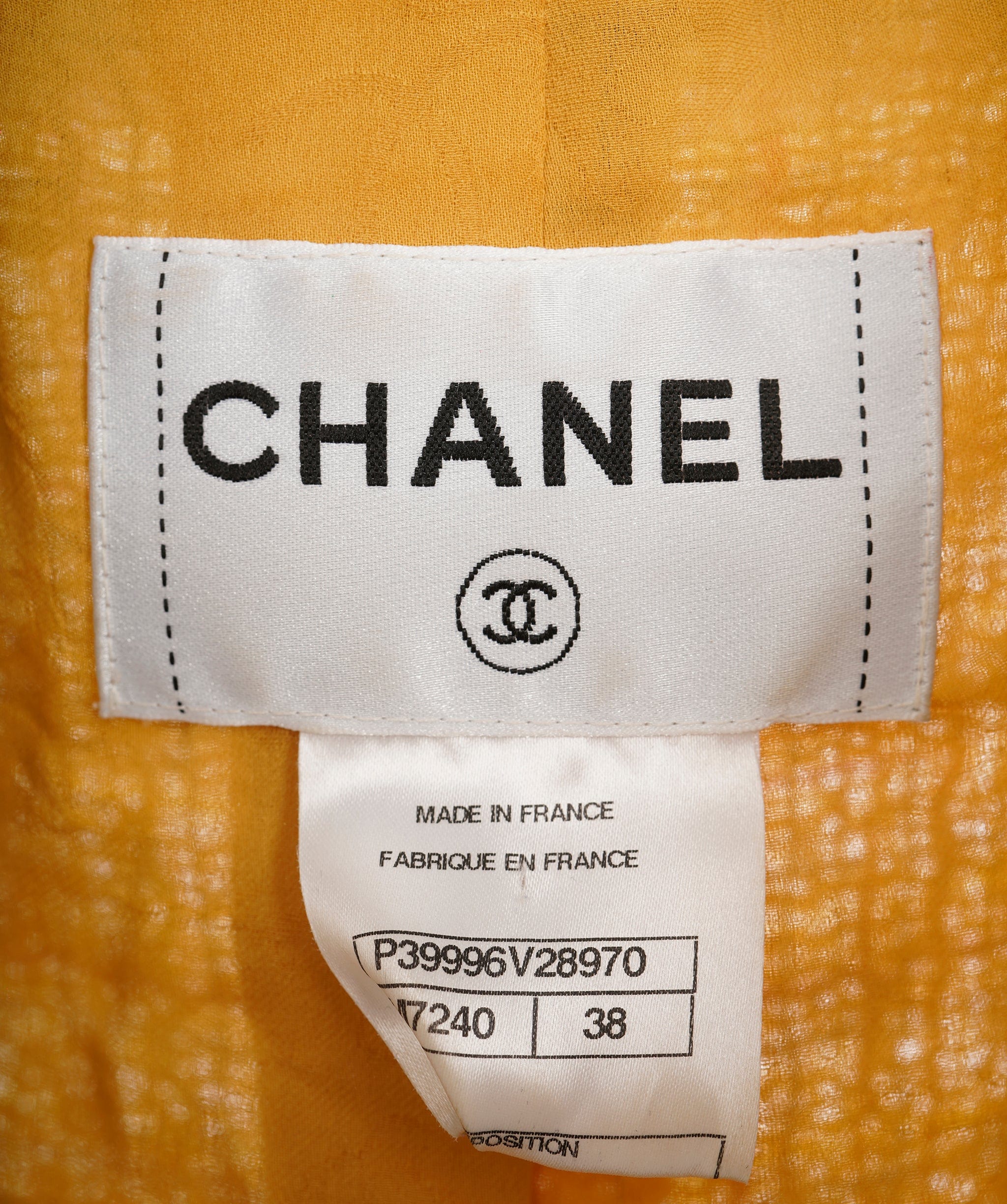 Chanel Chanel Yellow Tweed Detailed Dress with Blazer ALC1691