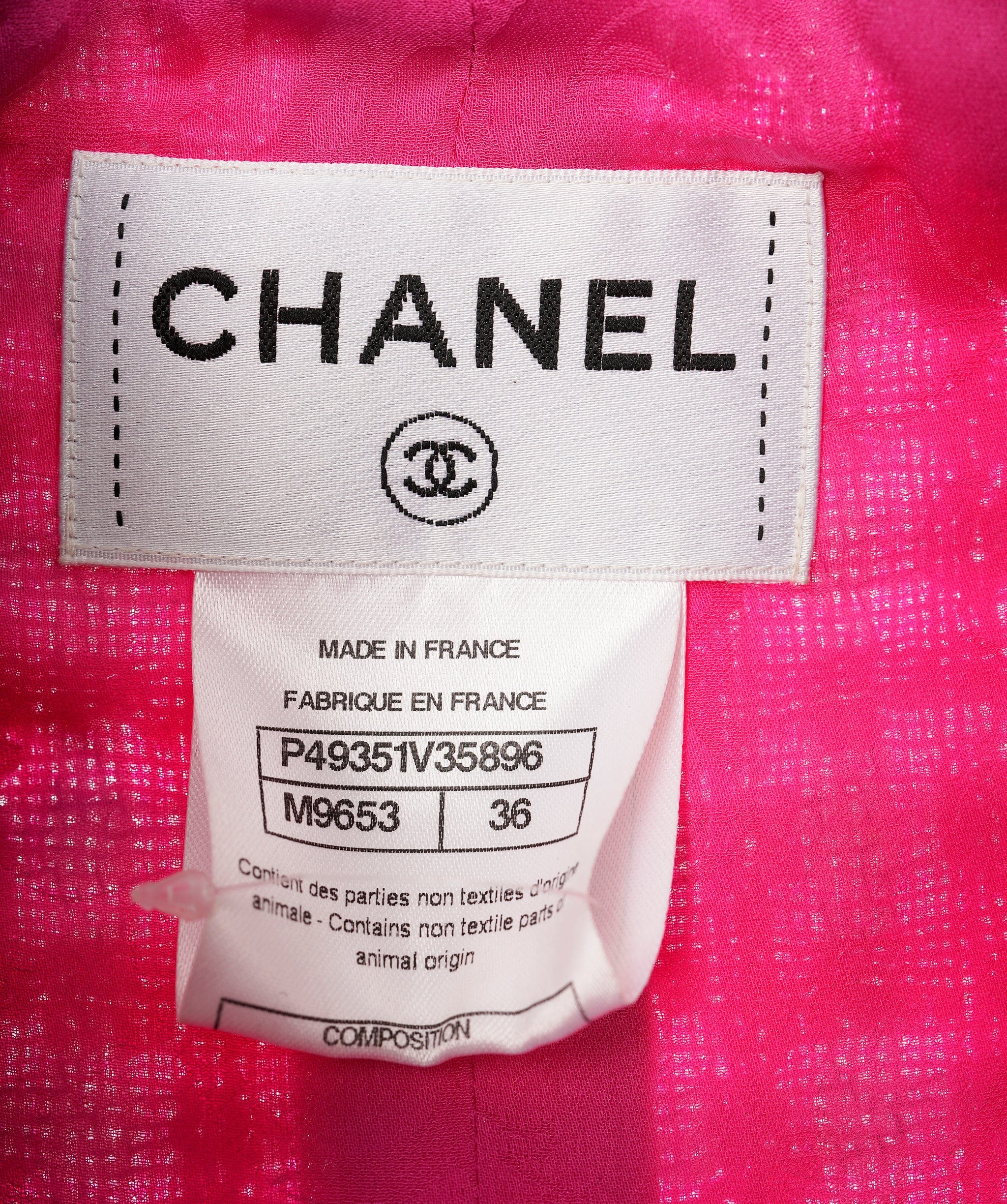 Chanel Robe Chanel rose 2014 FR36 P49351V35896 ALC1209