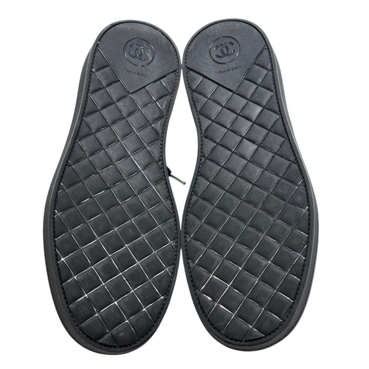 Chanel Chanel Blue Tweed Pearl Shoes #39